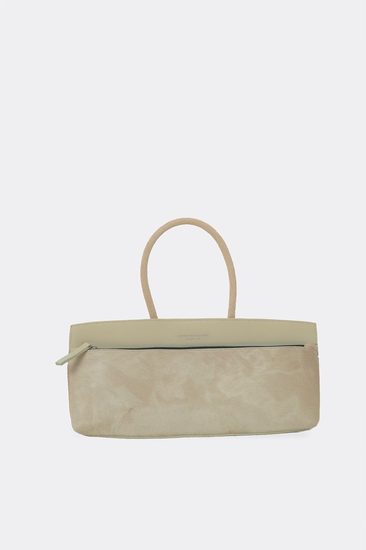 Ace Baguette Bag Pony Hair Beige