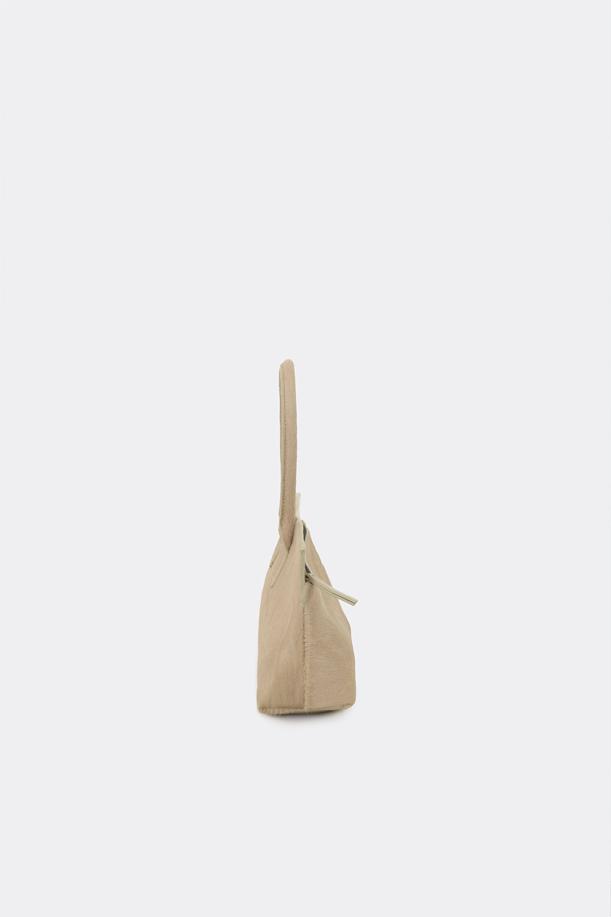 Ace Baguette Bag Pony Hair Beige