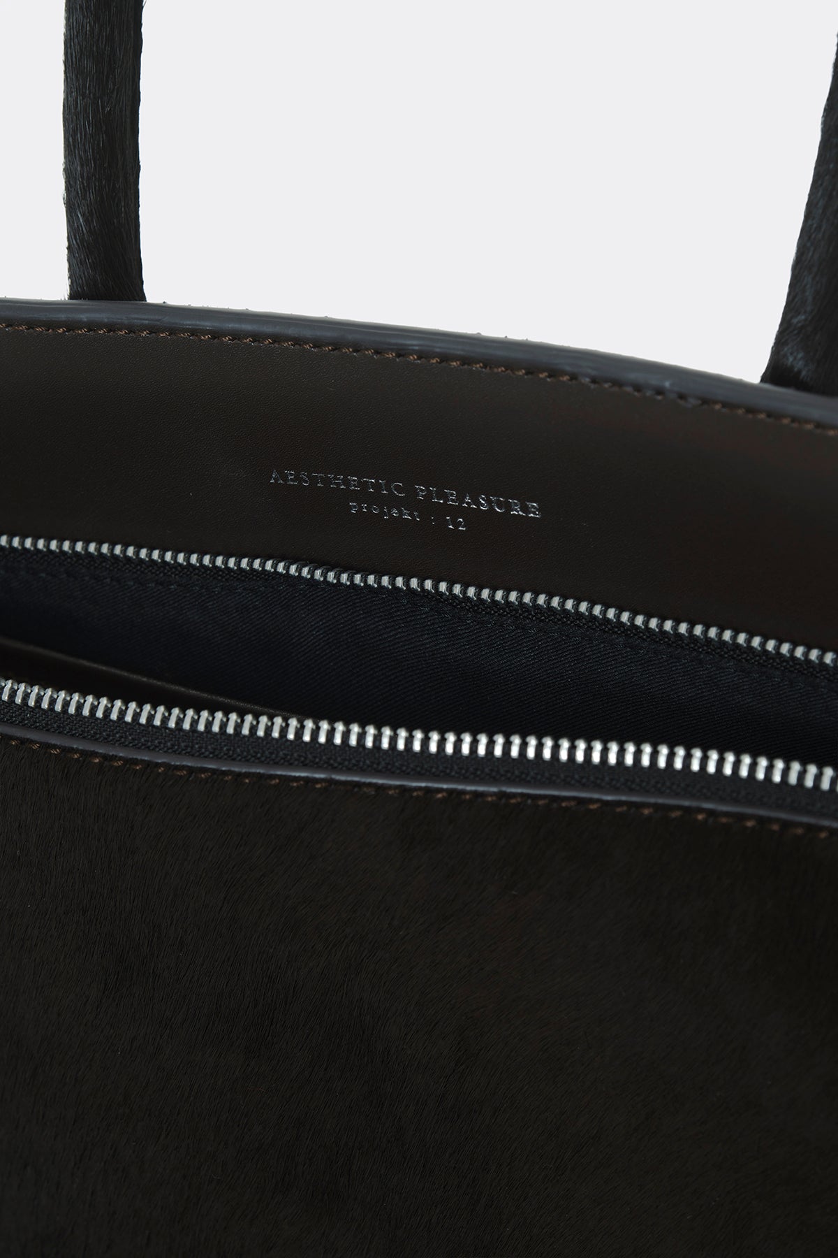 Ace Baguette Bag Pony Hair Dark Brown