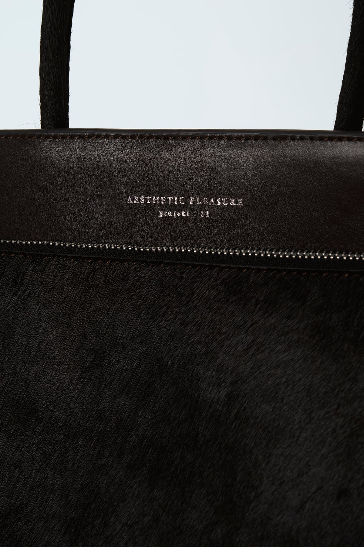 Ace Baguette Bag Pony Hair Dark Brown