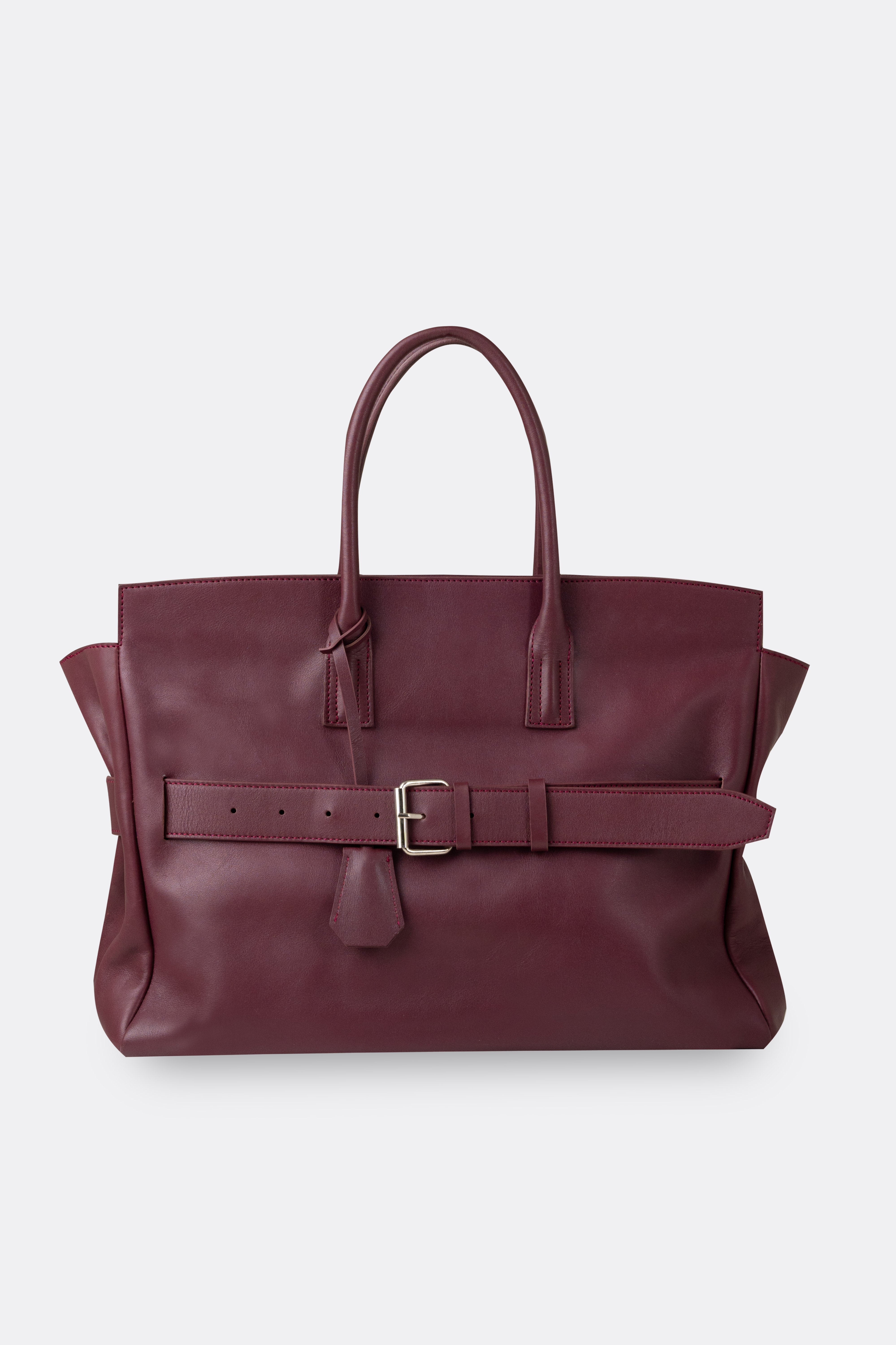 Affix Bag Nappa Maroon