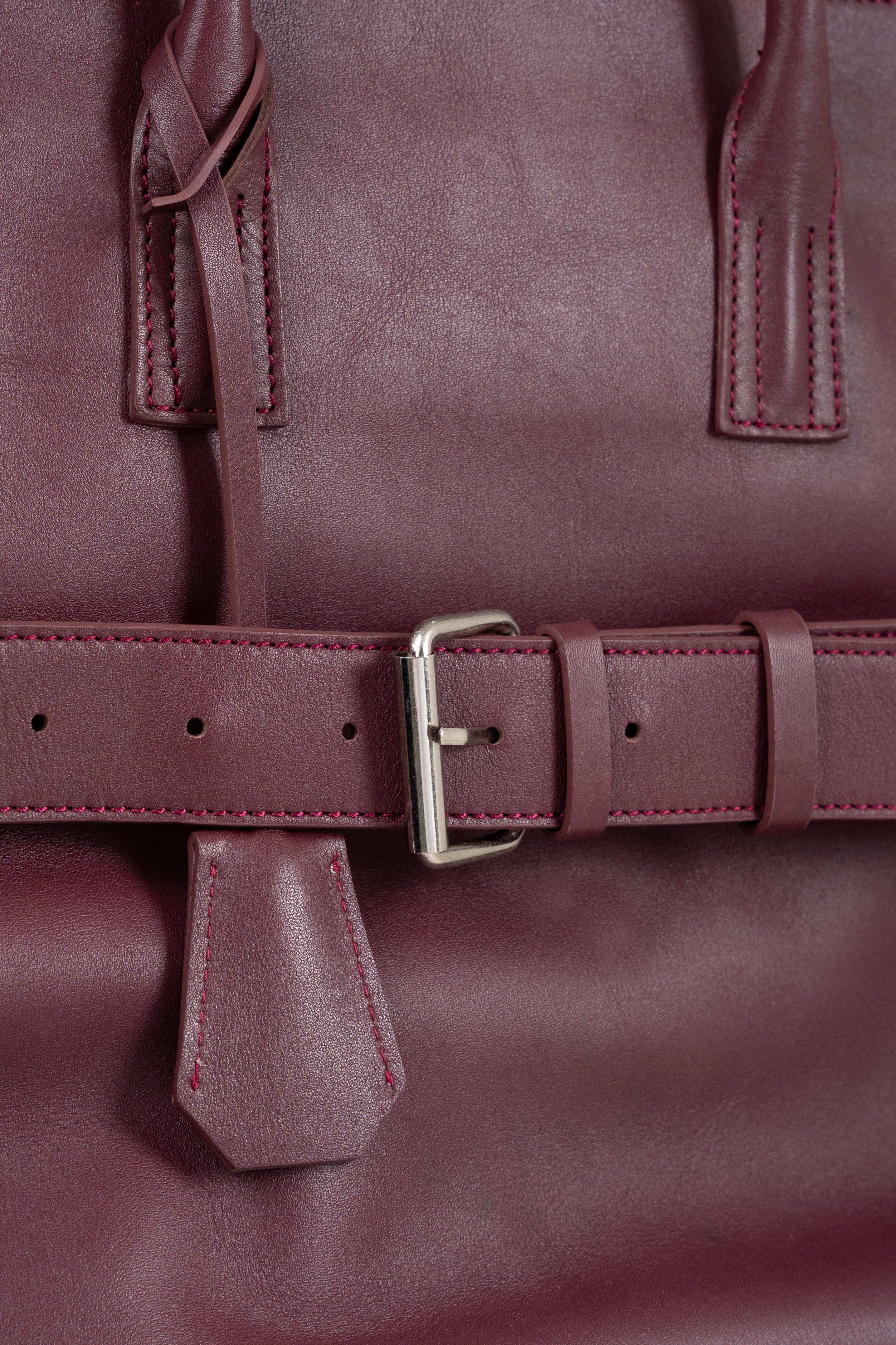 Affix Bag Nappa Maroon
