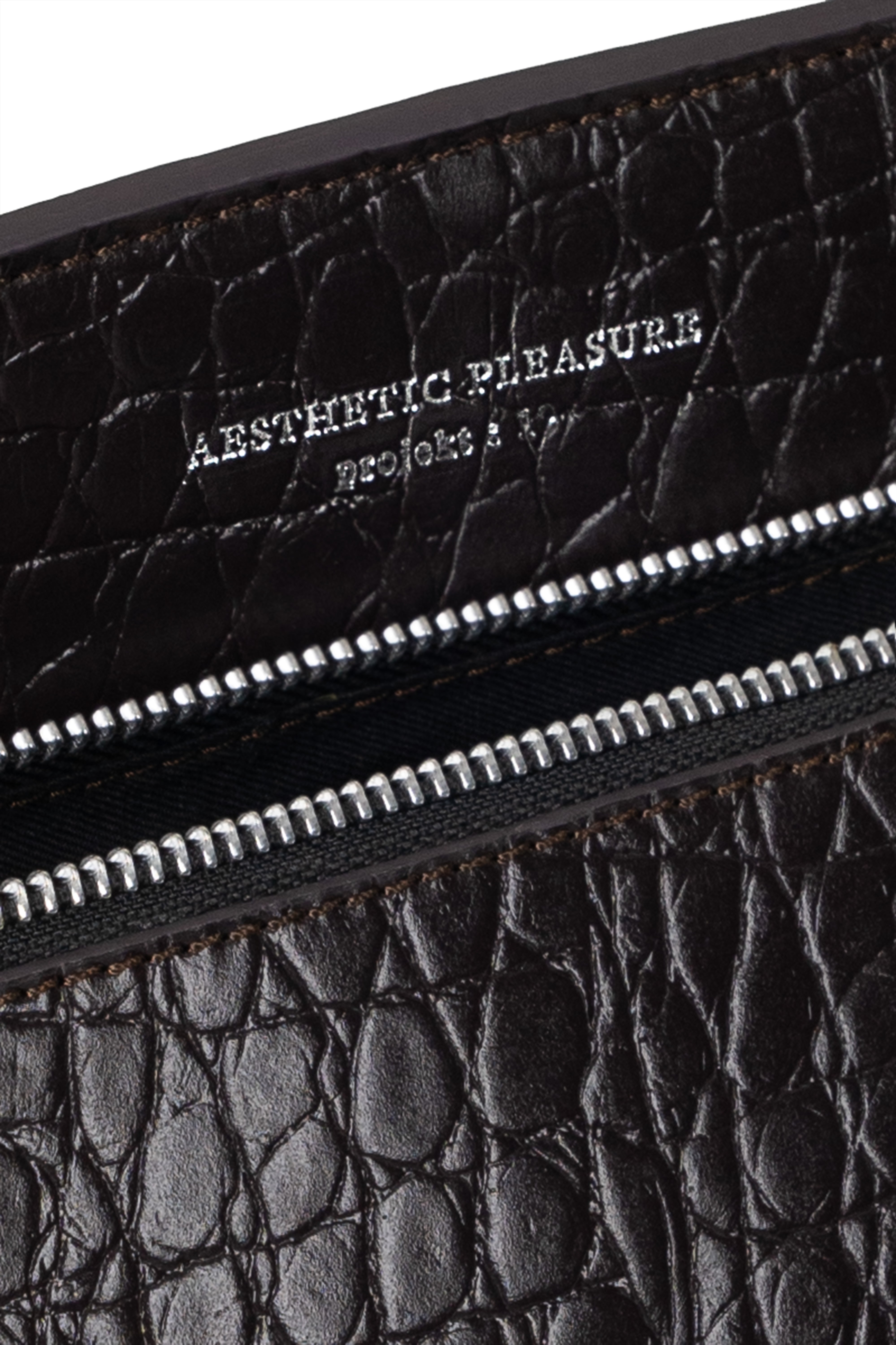 Ace Baguette Bag Croc Chocolate