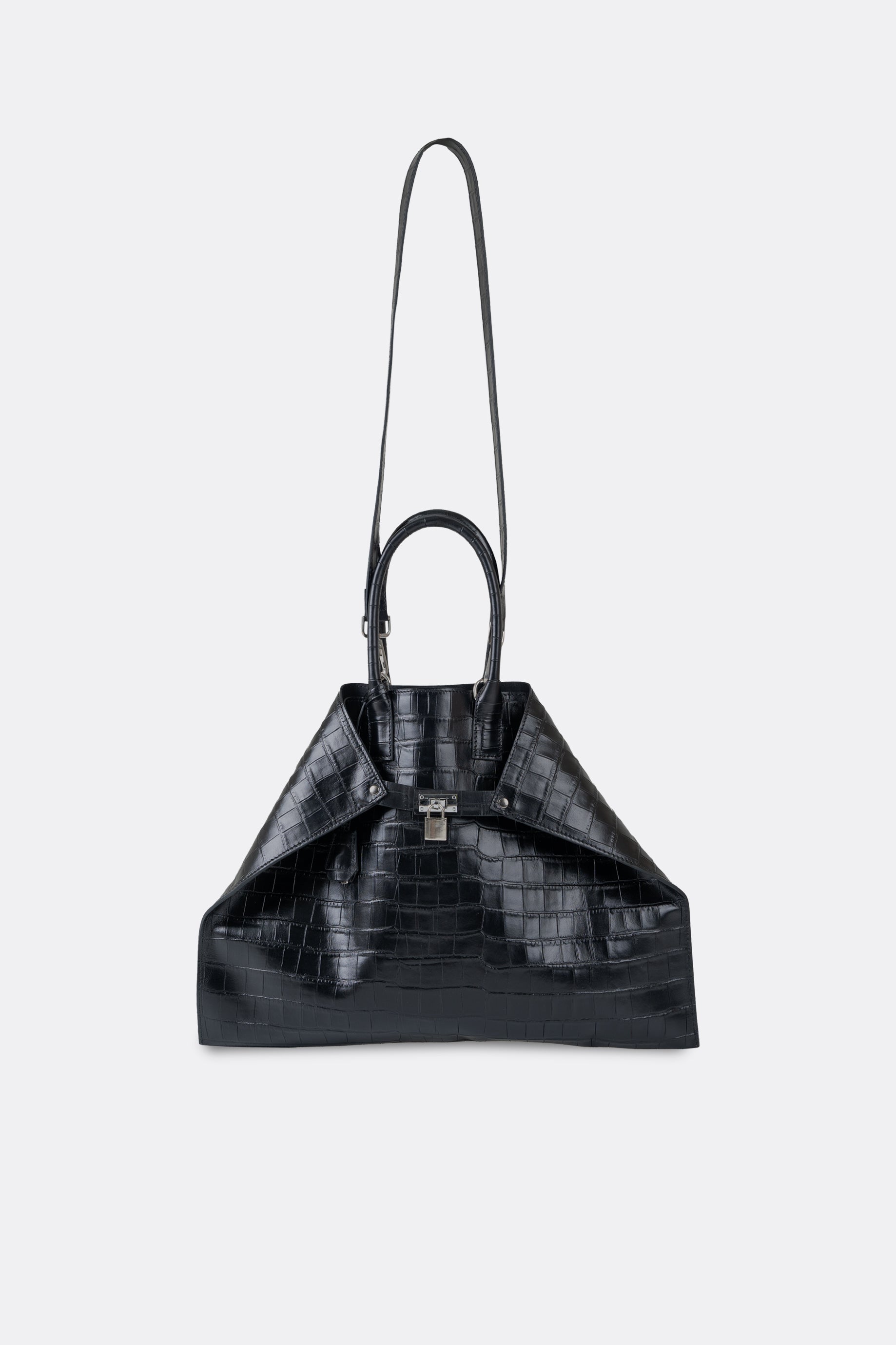 Closer Bag Alligator Black