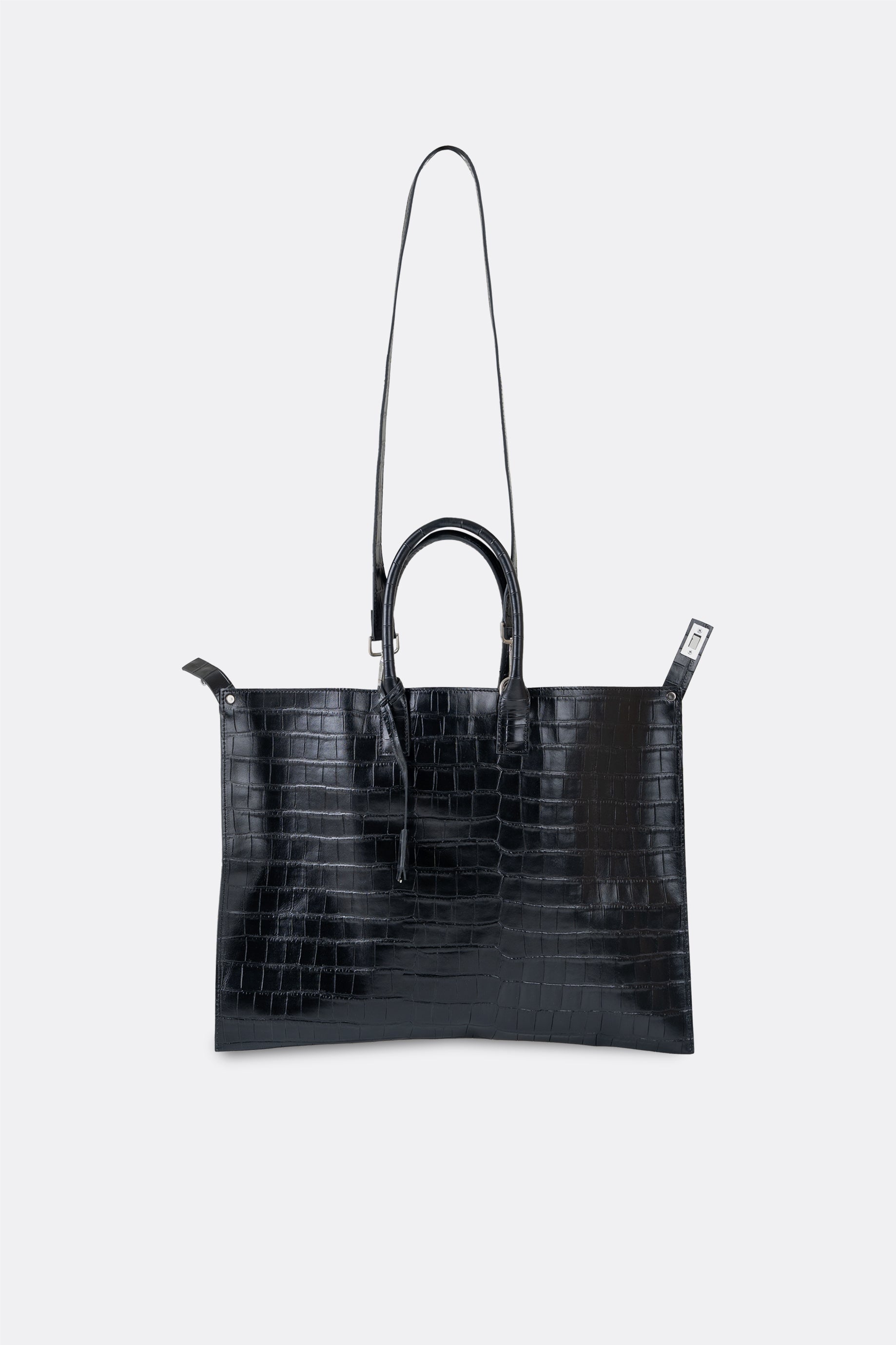 Closer Bag Alligator Black