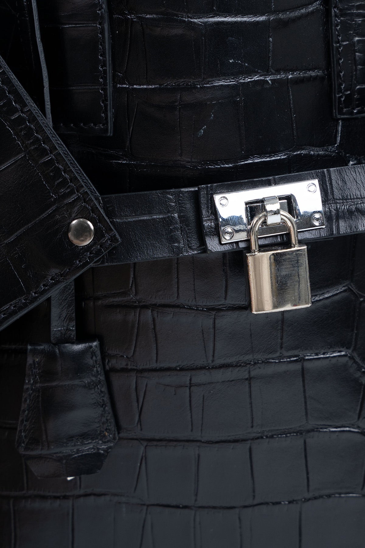 Closer Bag Alligator Black