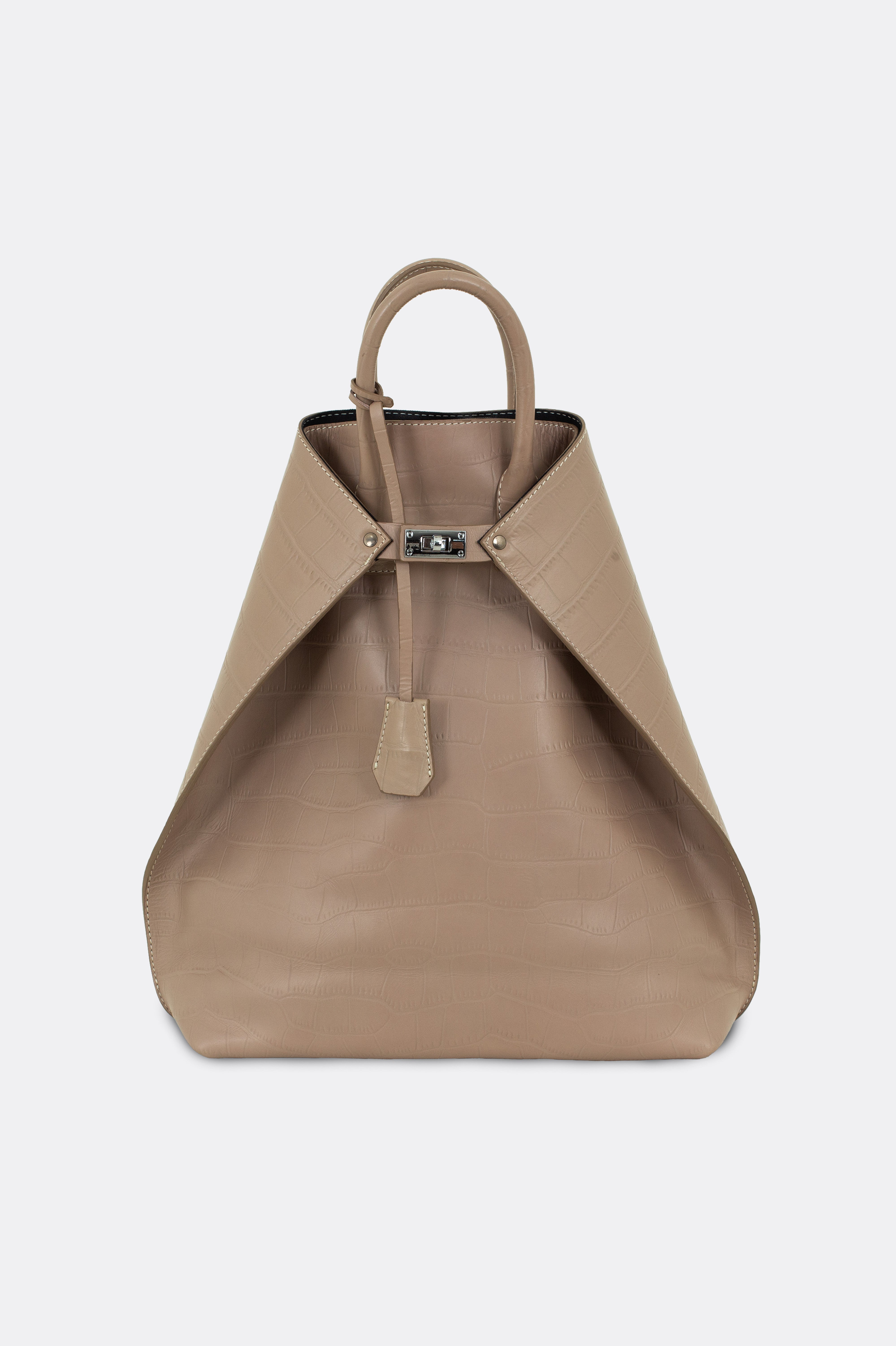 Closer Backpack Alligator Beige