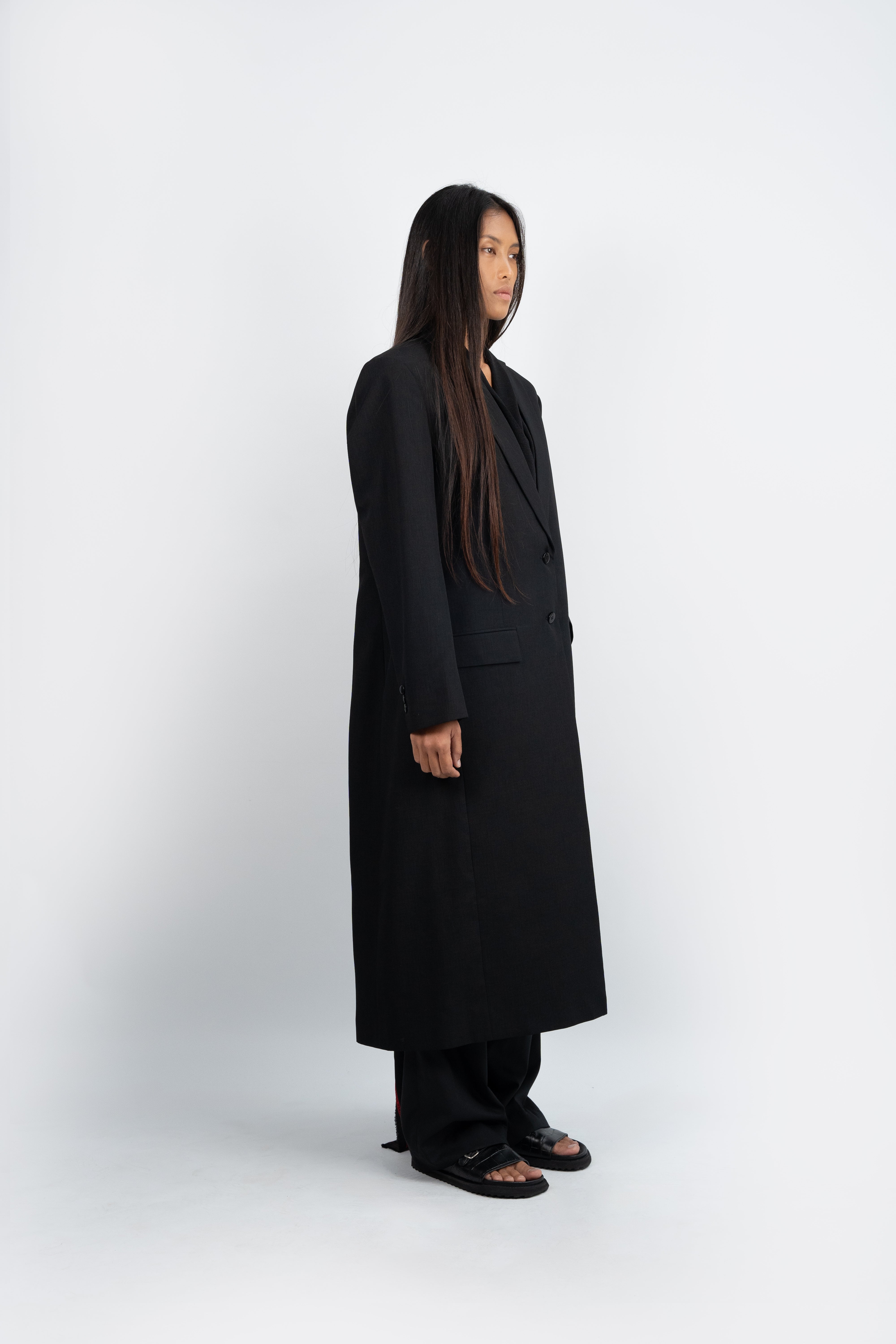 Derier Coat Black