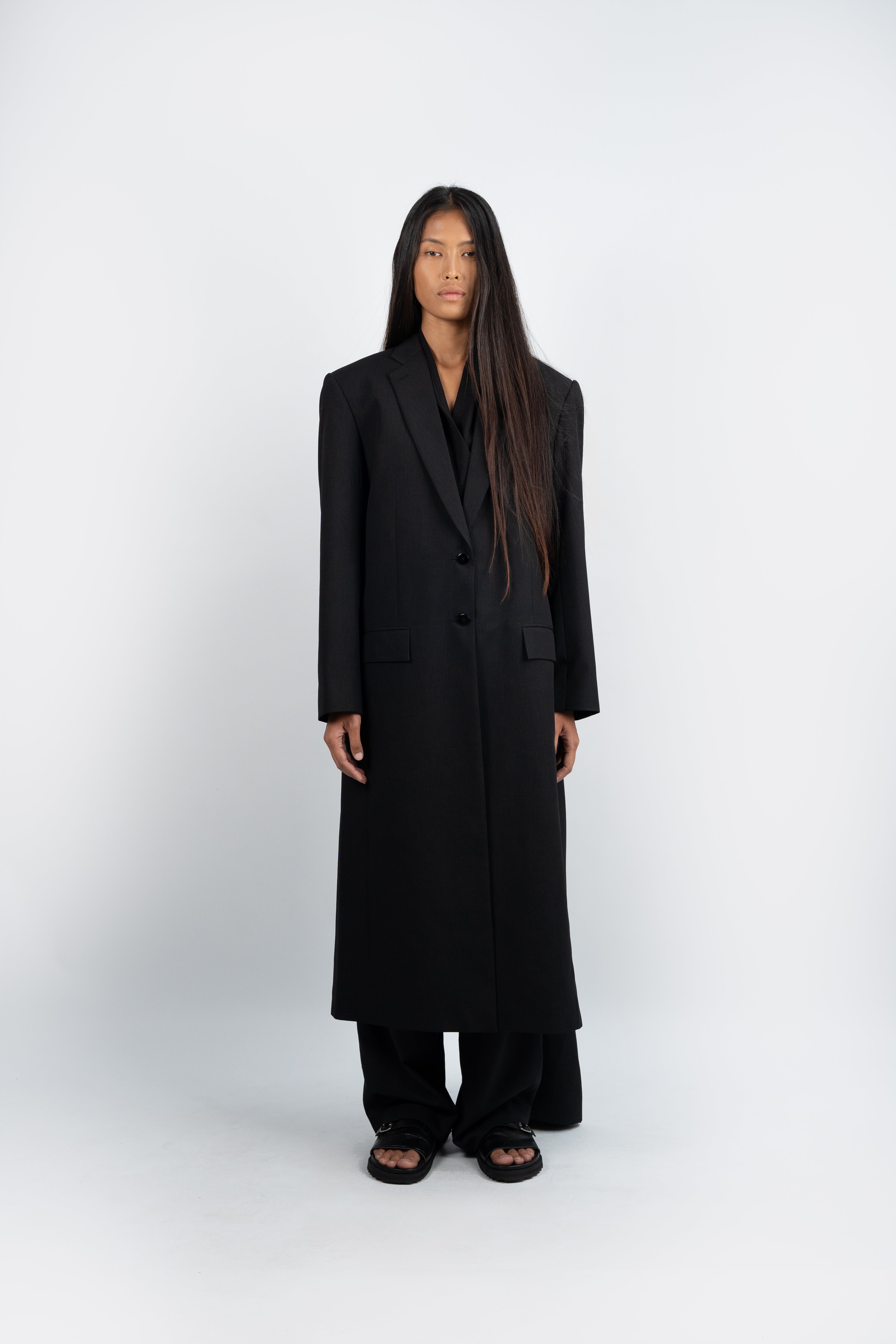 Derier Coat Black