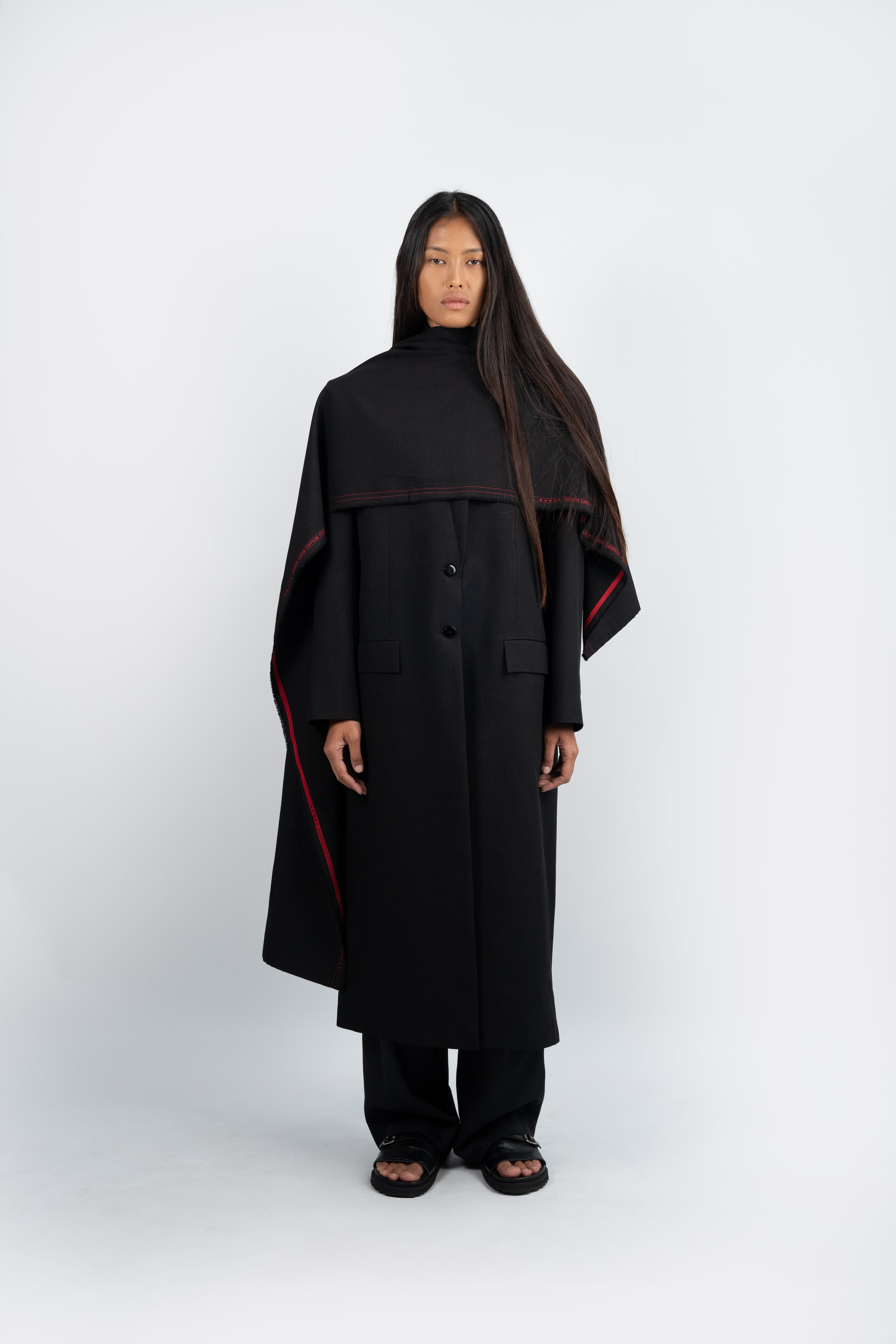 Derier Coat Black