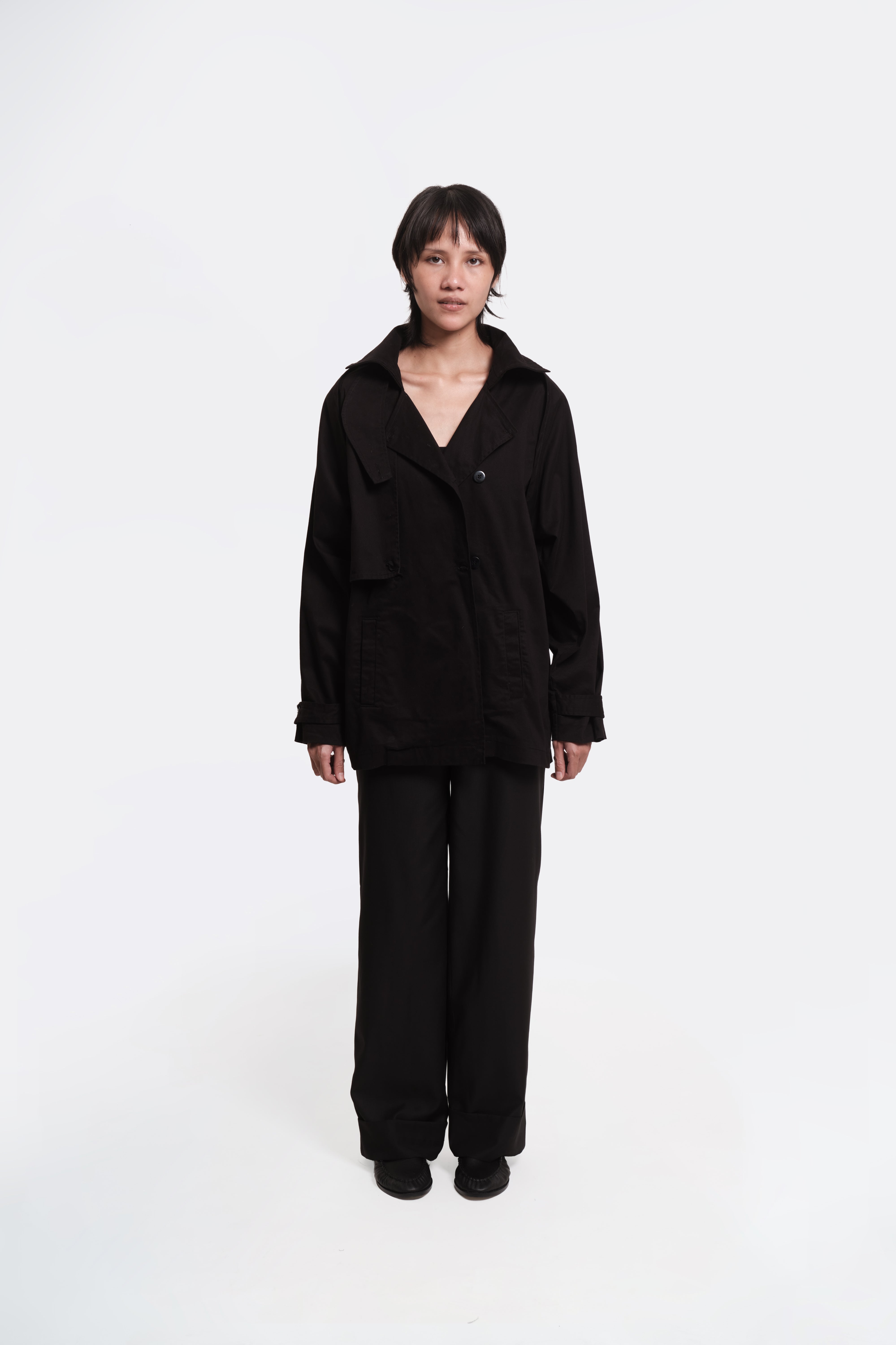 Division Crop Jacket Black