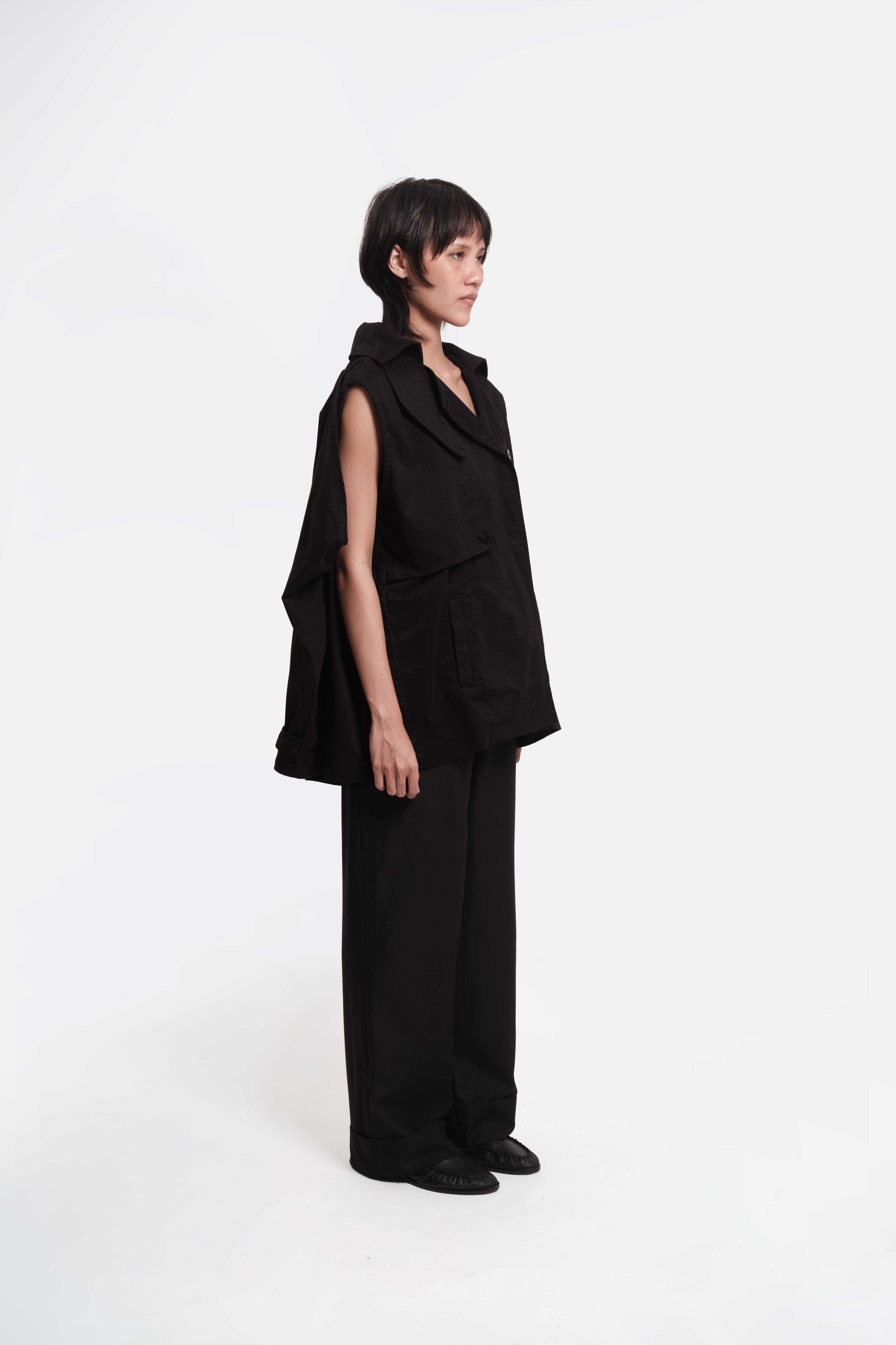 Division Crop Jacket Black