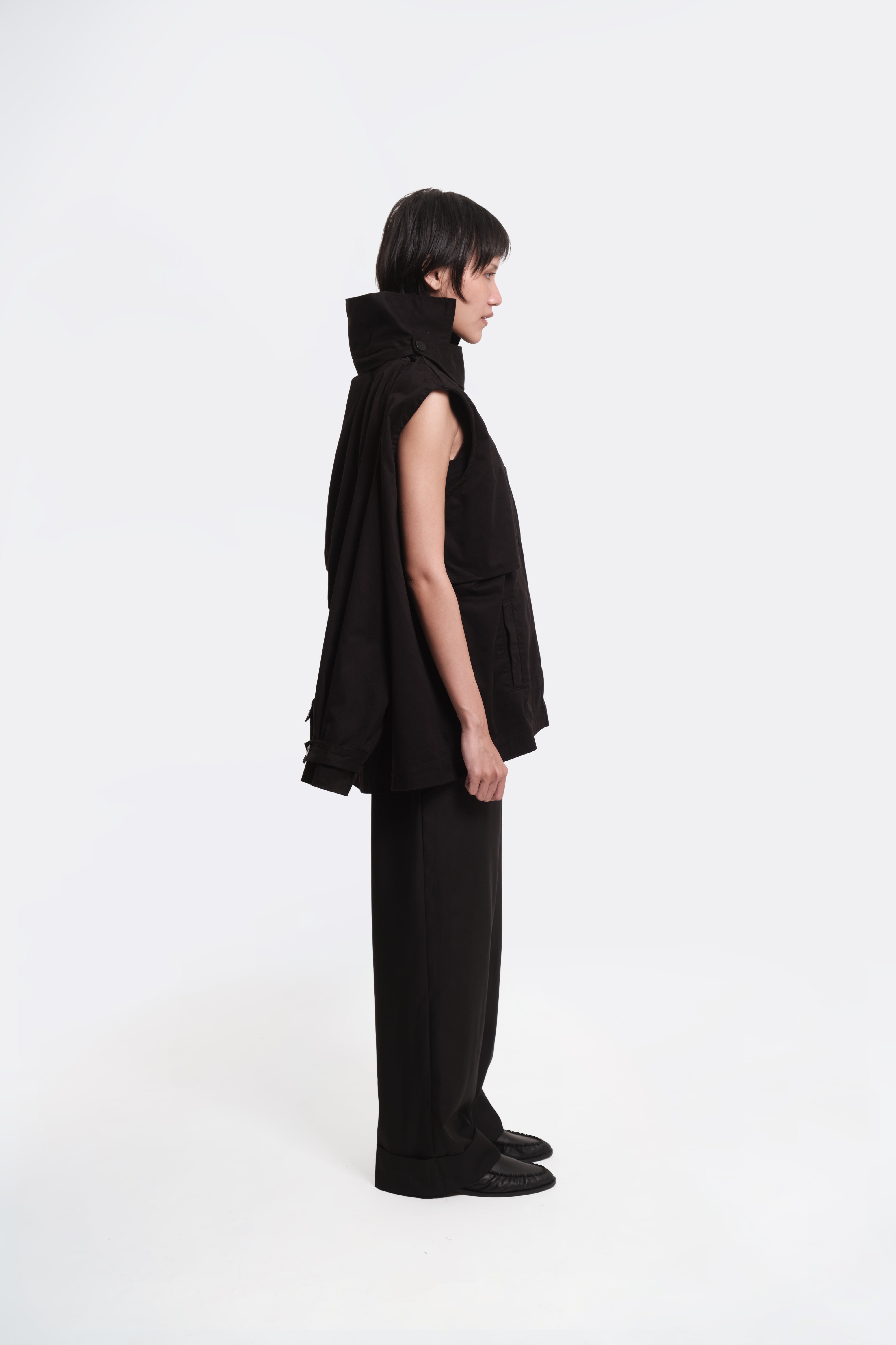 Division Crop Jacket Black