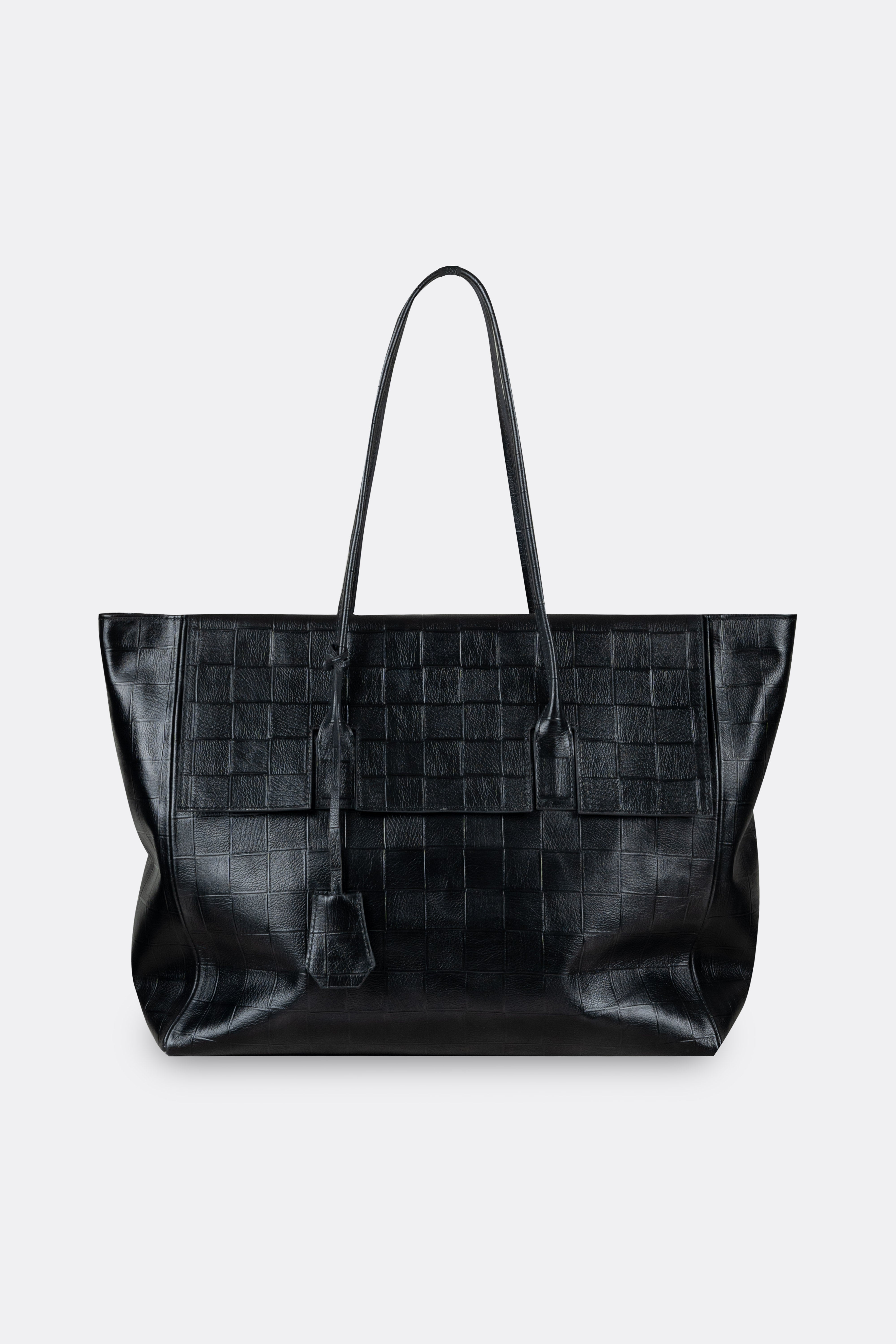 Essens Bag Check Black
