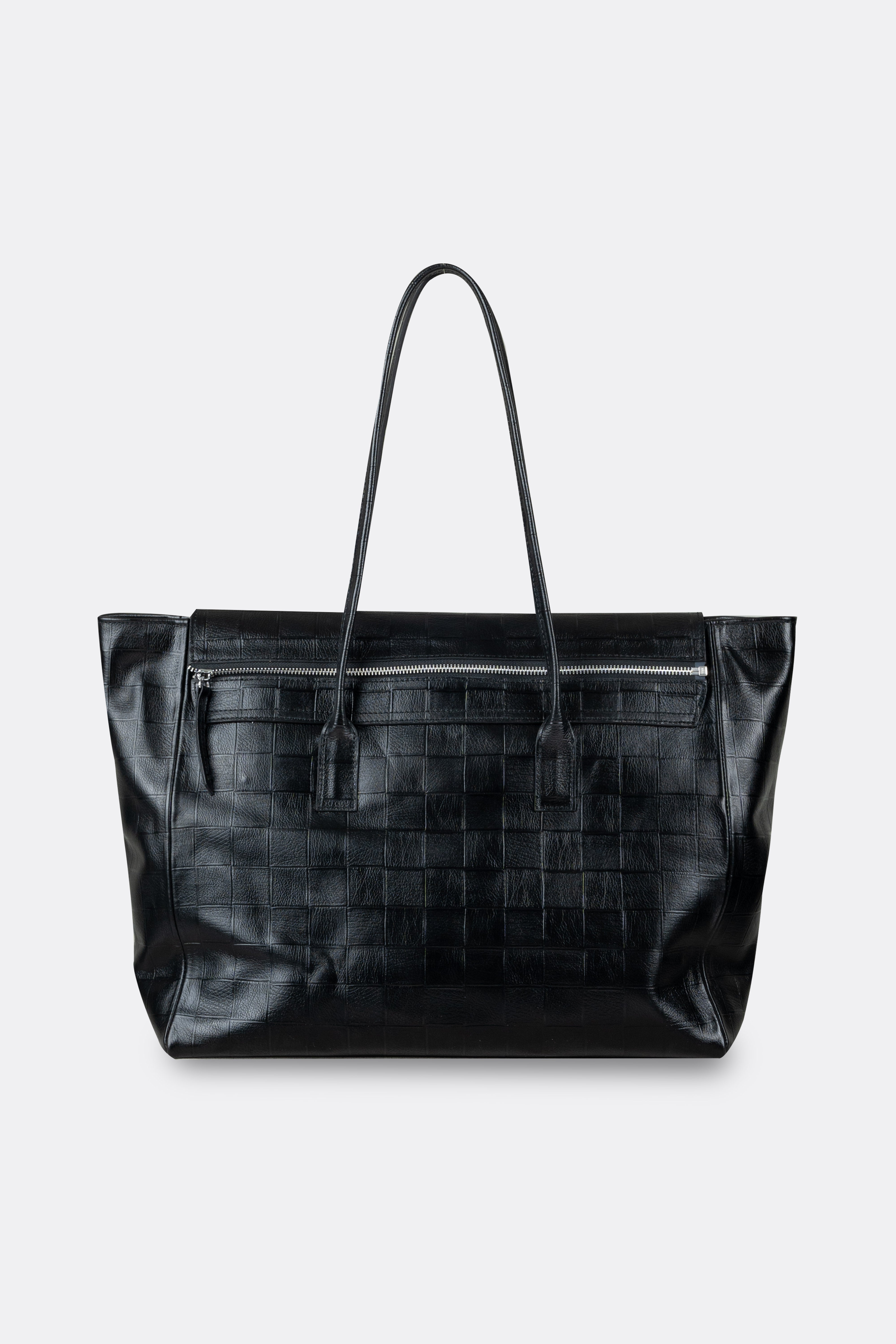 Essens Bag Check Black