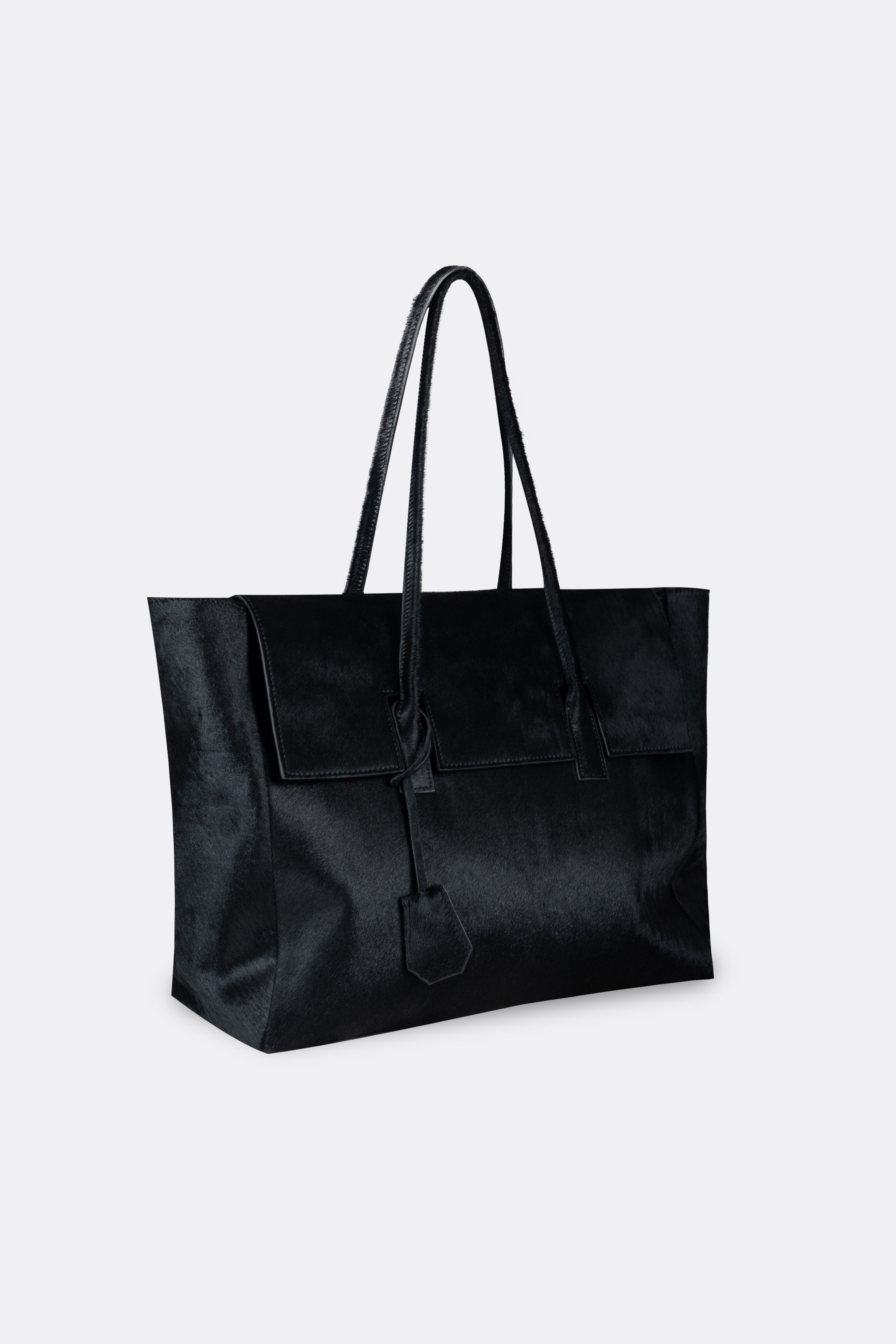 Essens Bag Pony Hair Black