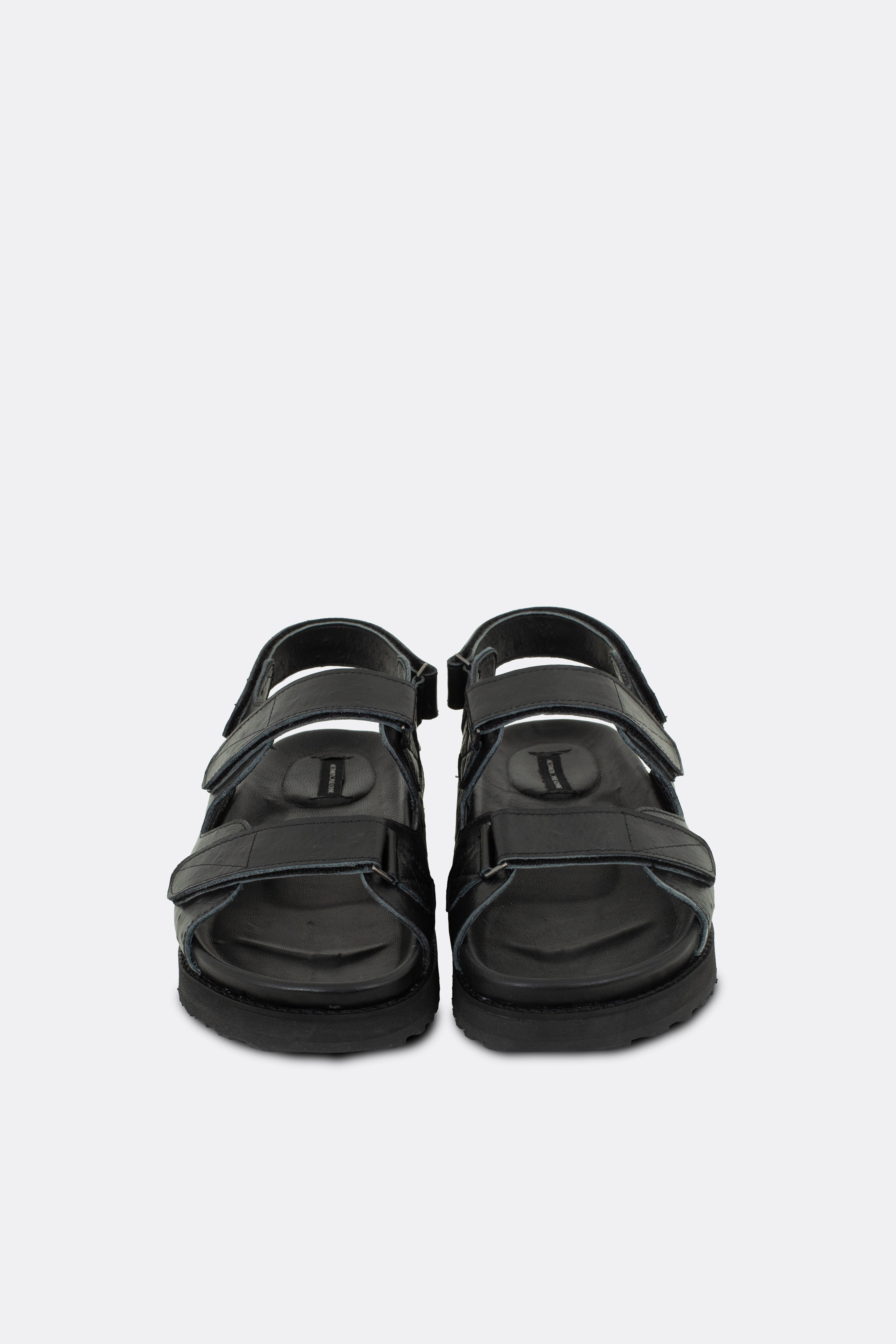 Gabi Sandal Ostrich Black