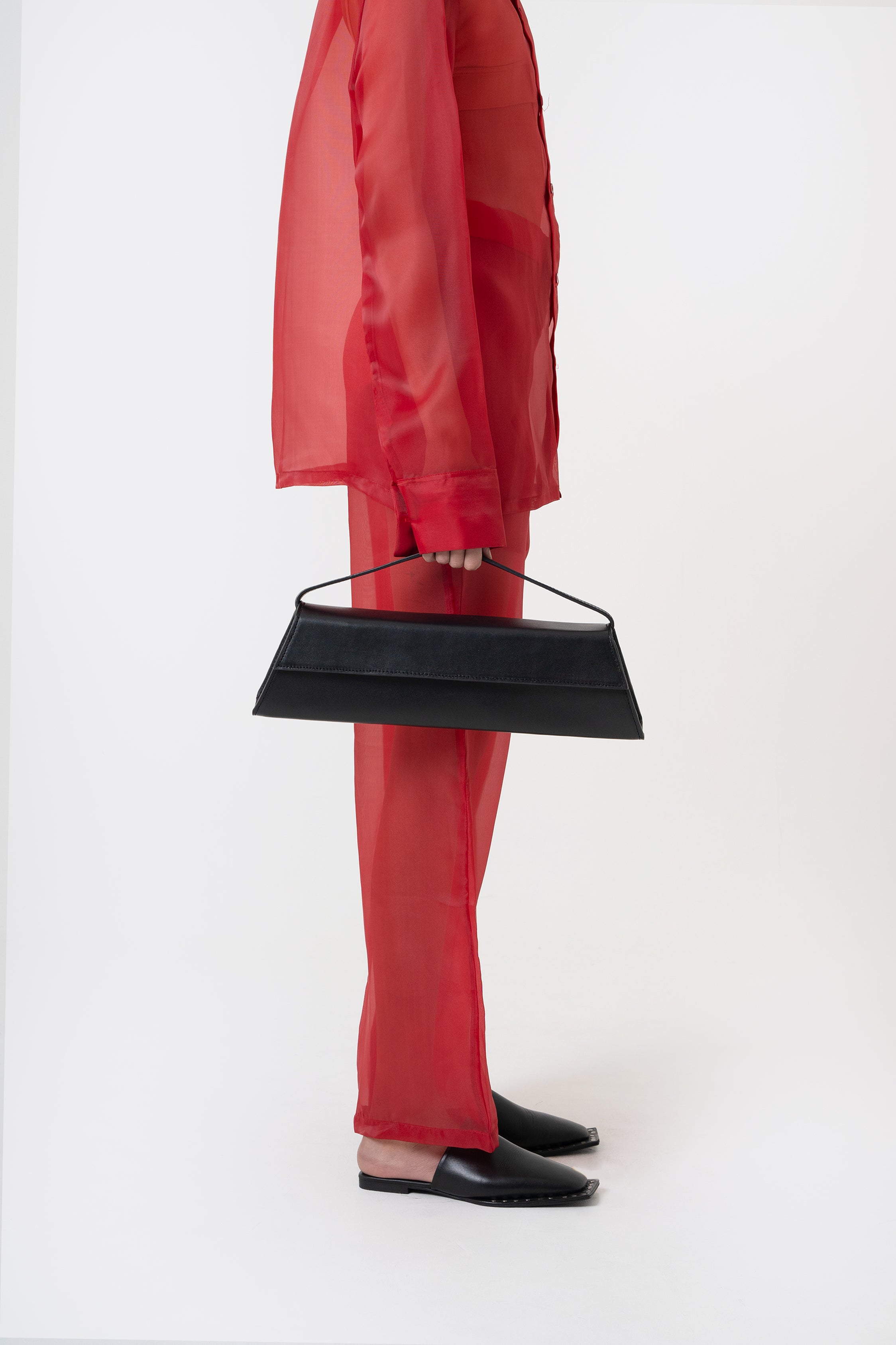 Huis Xtra Long Bag Nappa Black