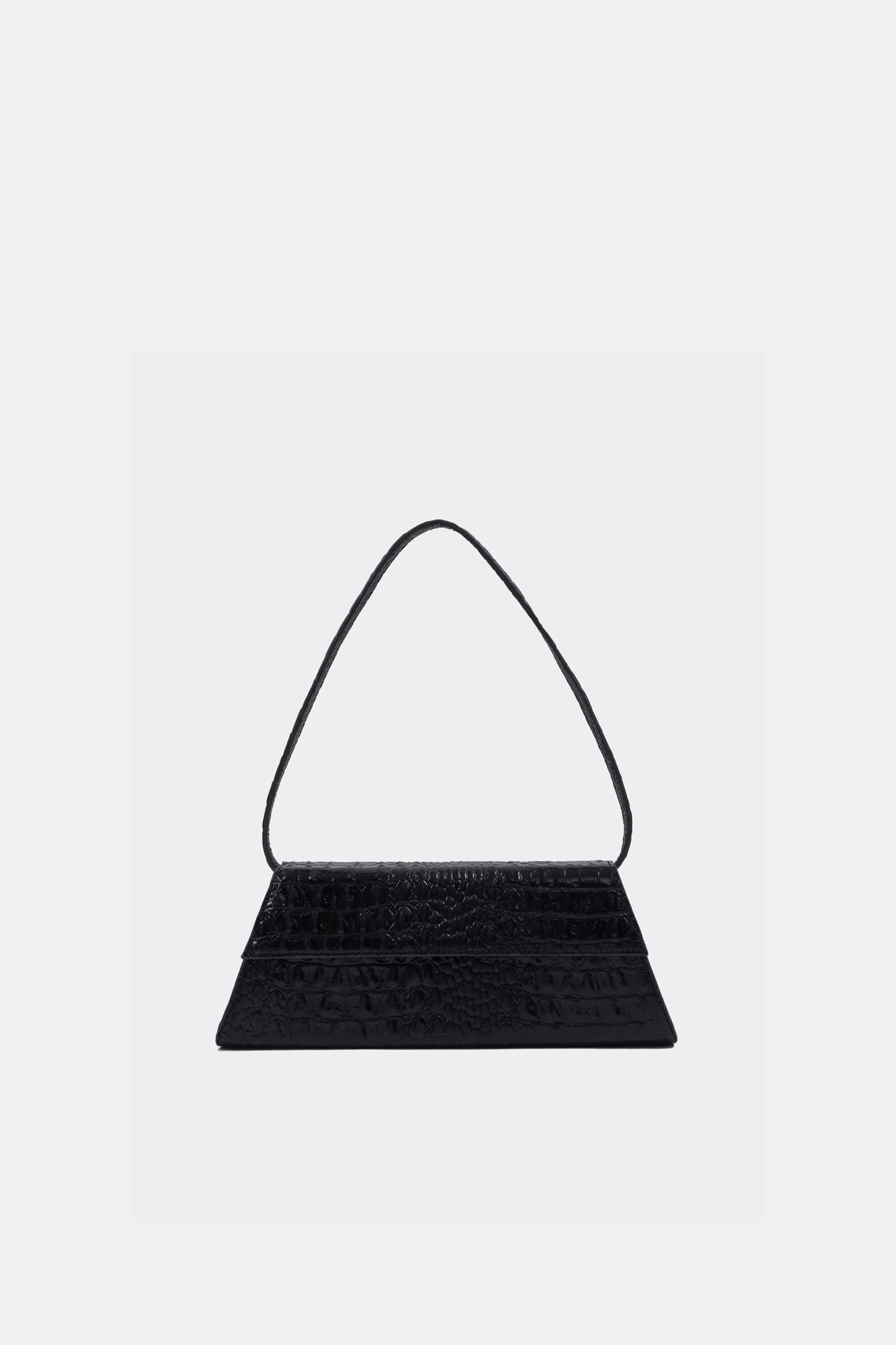 Huis Bag Croc Black