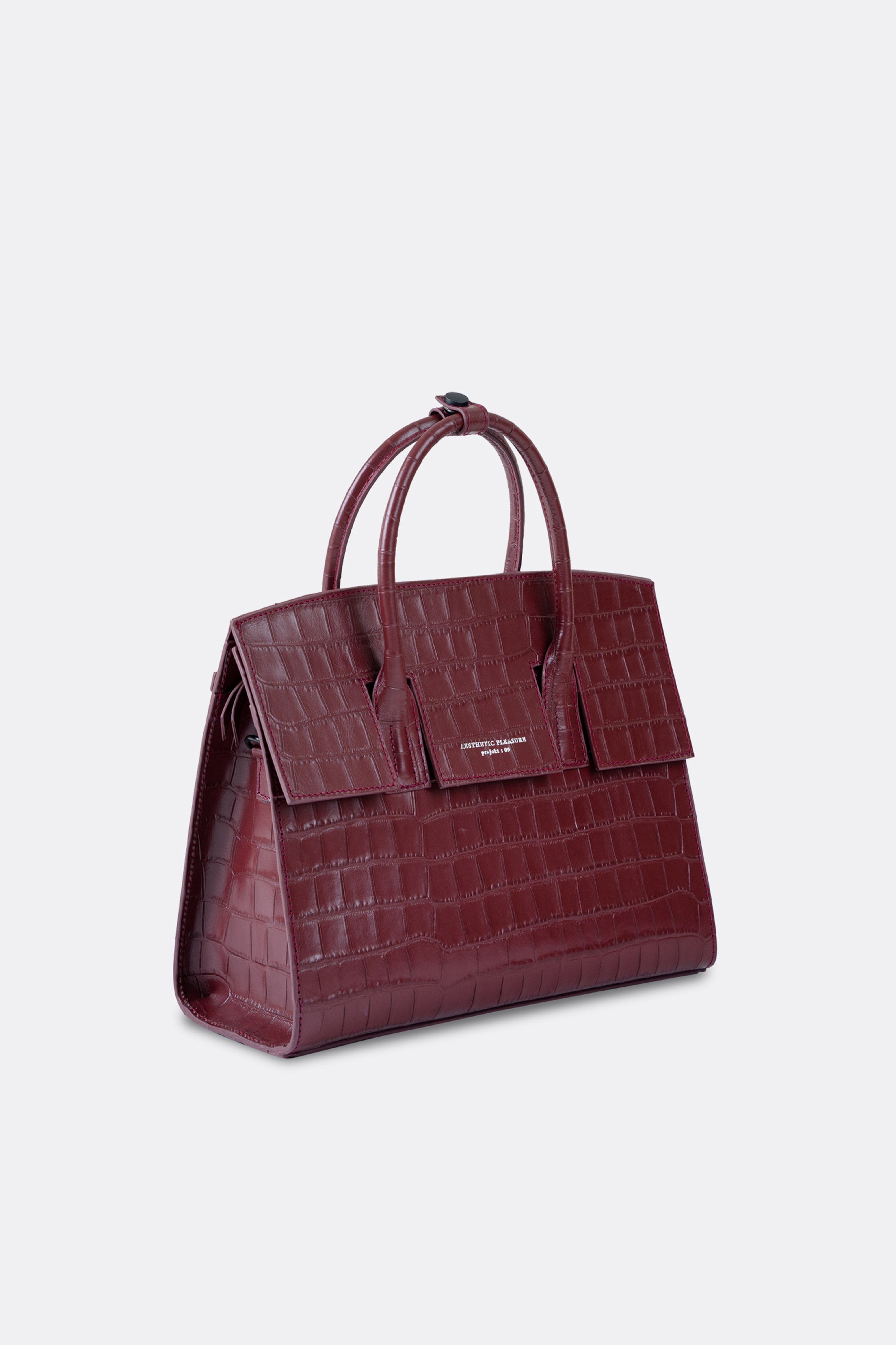 Isolation Bag Croc Maroon