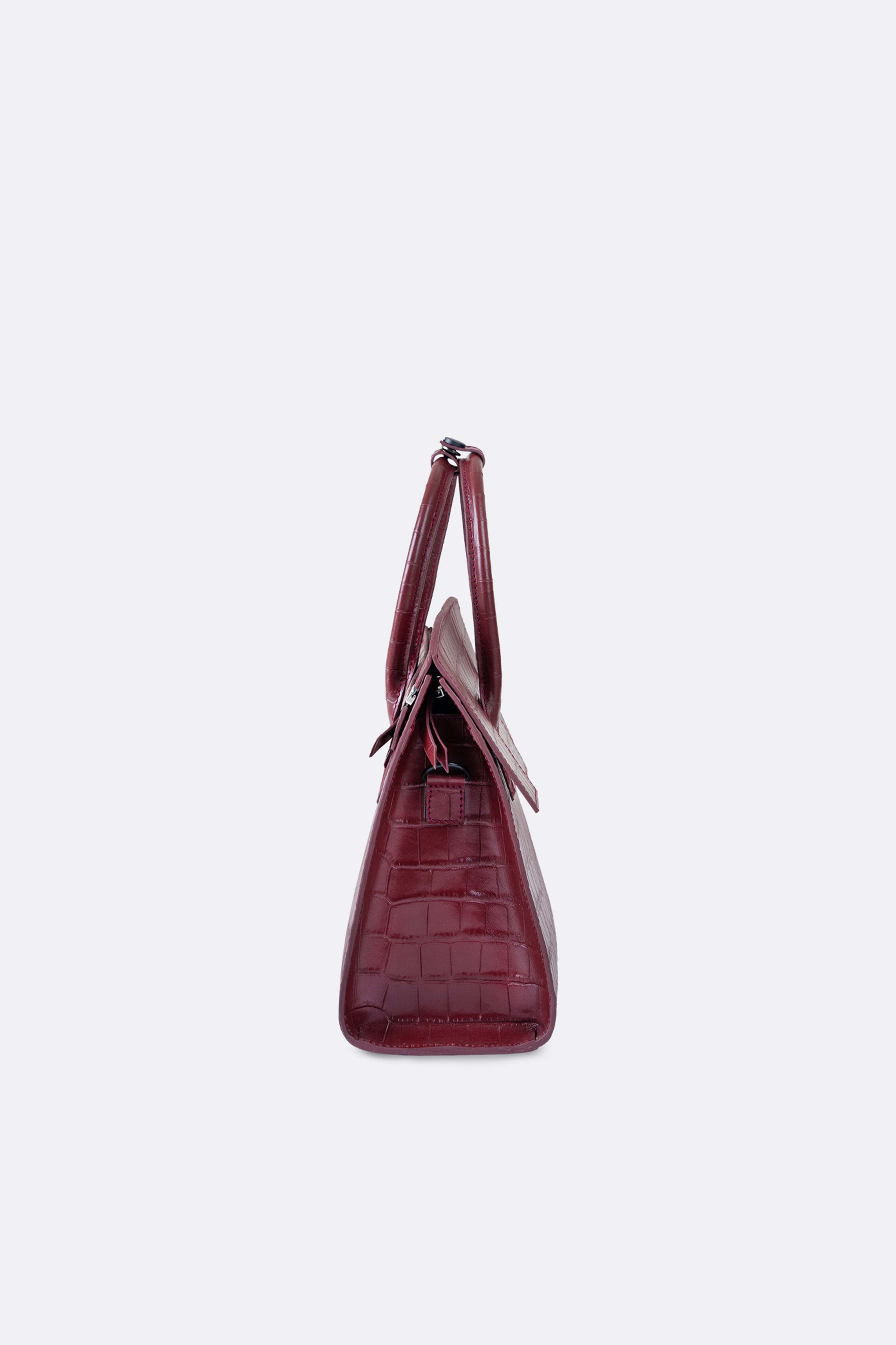 Isolation Bag Croc Maroon