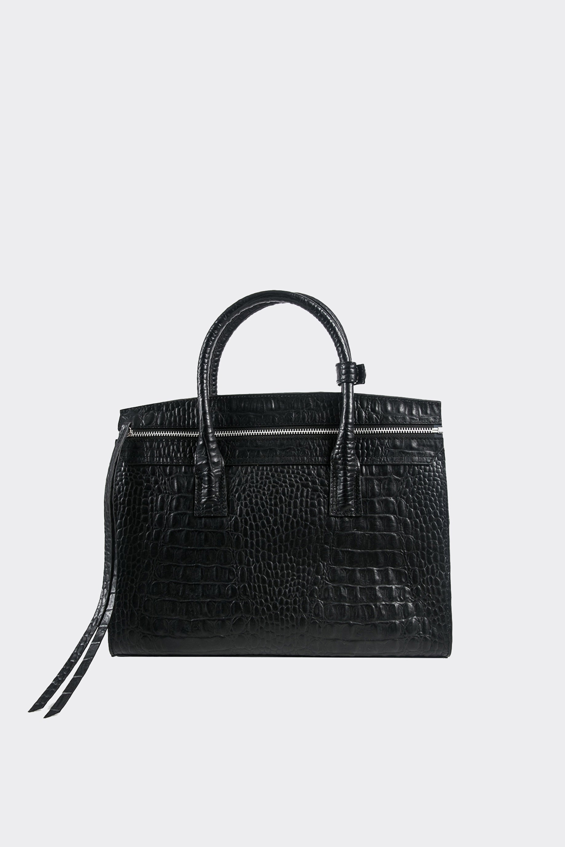 Isolation Bag Croc Black