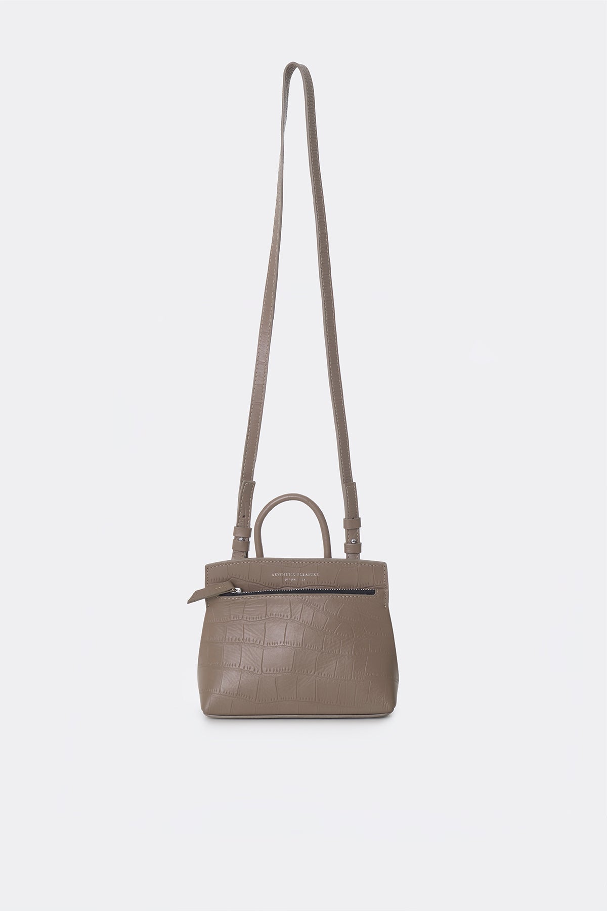 Mini Ace Bag Alligator Taupe