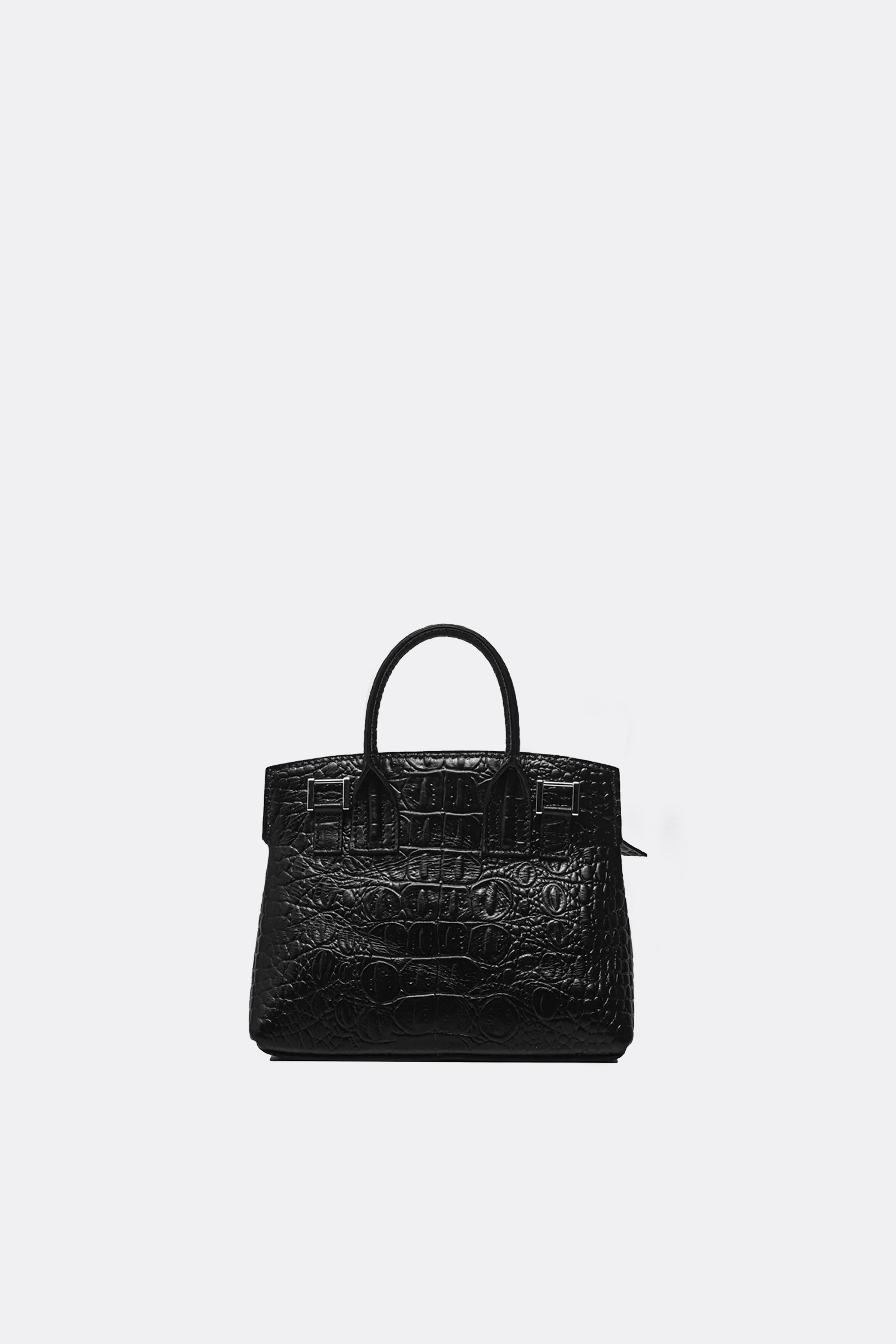 Mini Ace Bag Croc Black