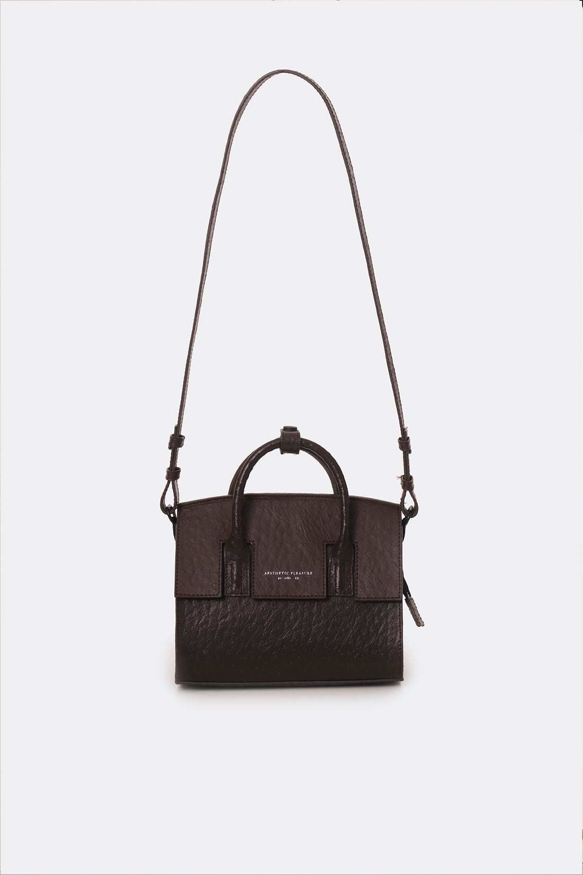Mini Isolation Bag Ostrich Brown