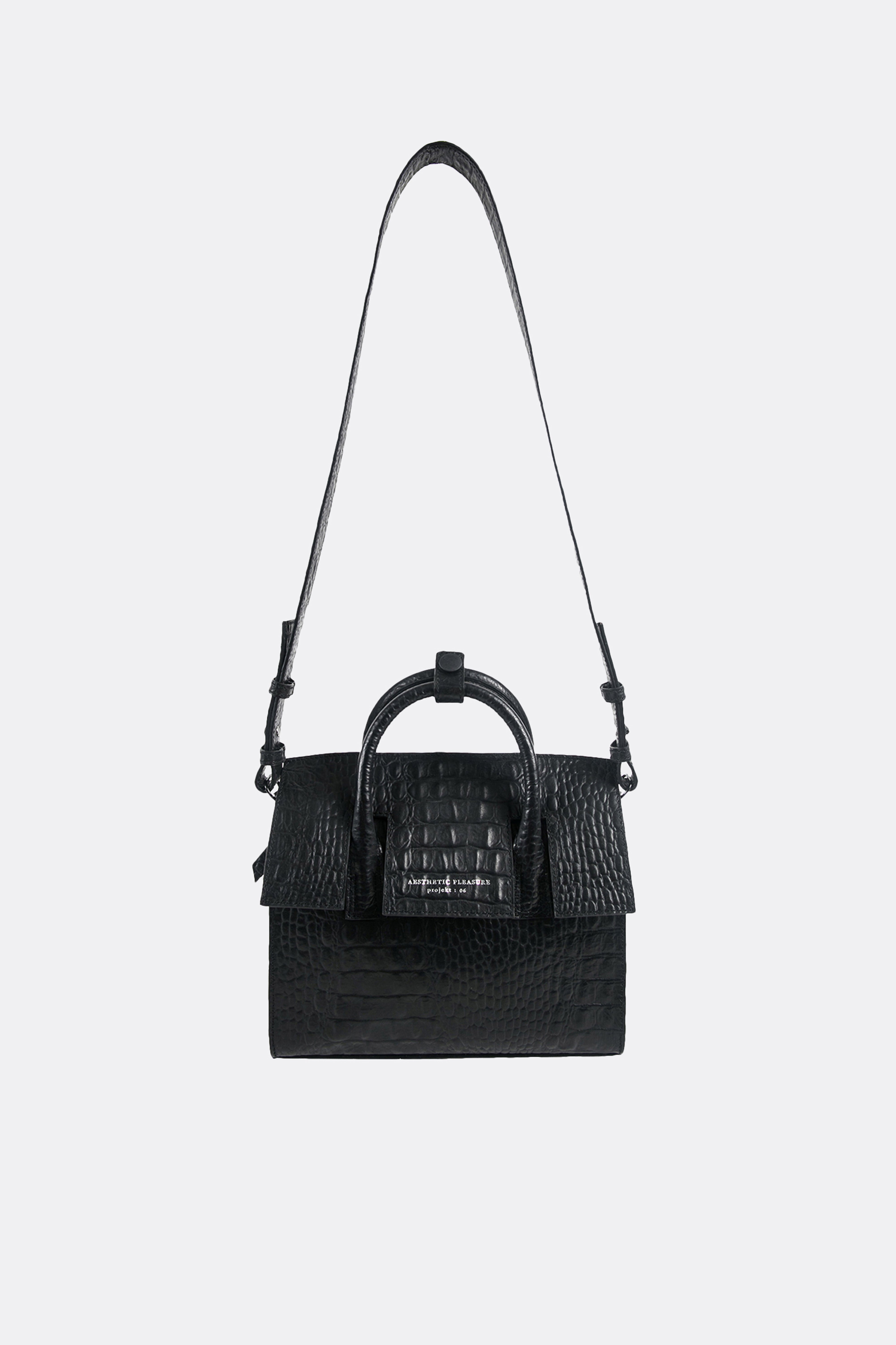 Mini Isolation Bag Croc Black