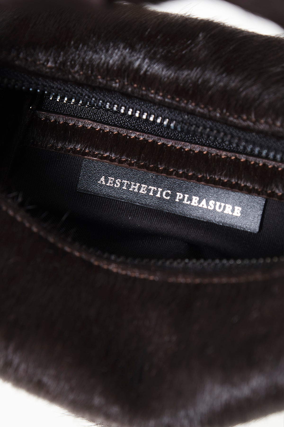 Mini O Bag Pony Hair Dark Brown