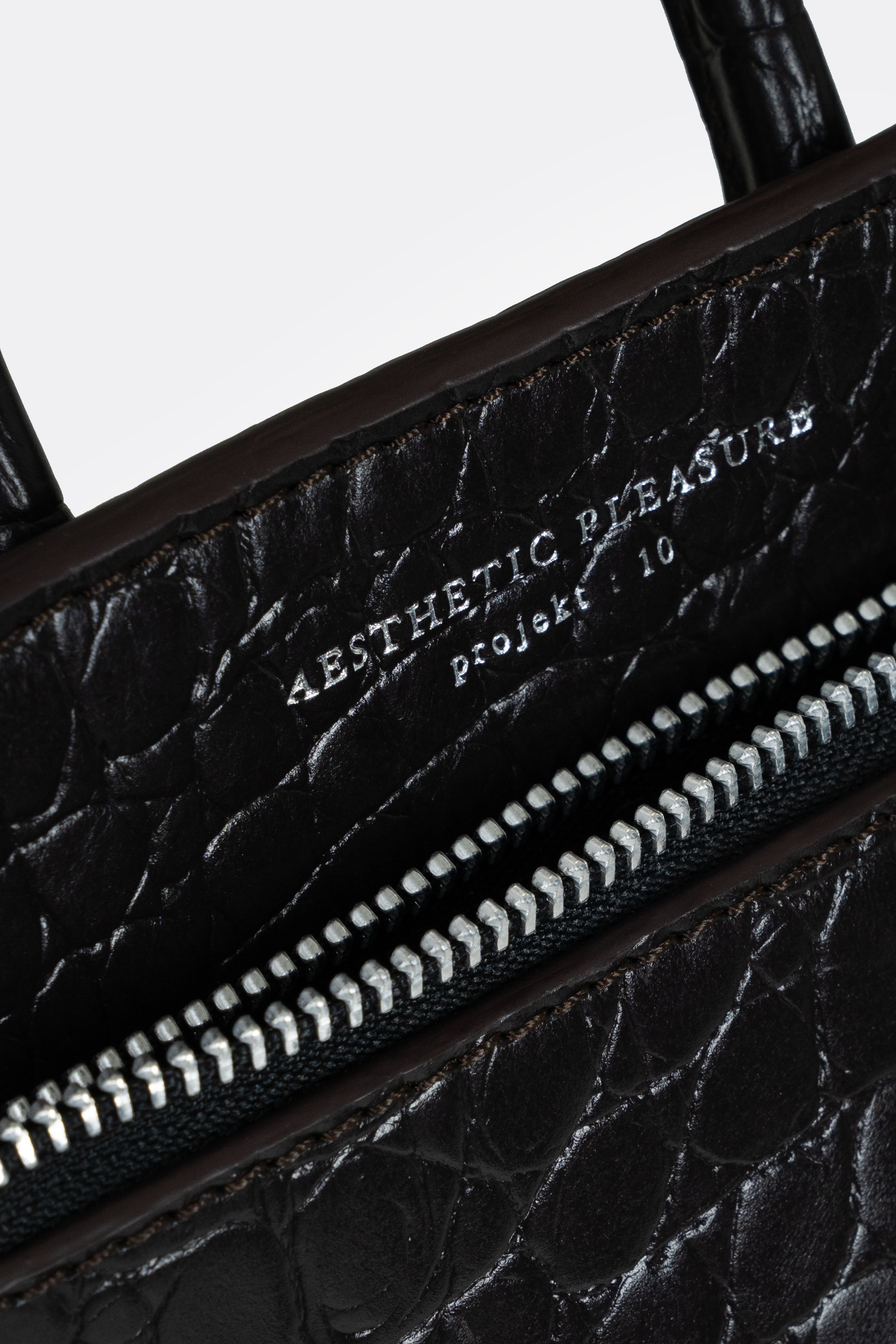 Mini Ace Bag Croc Chocolate