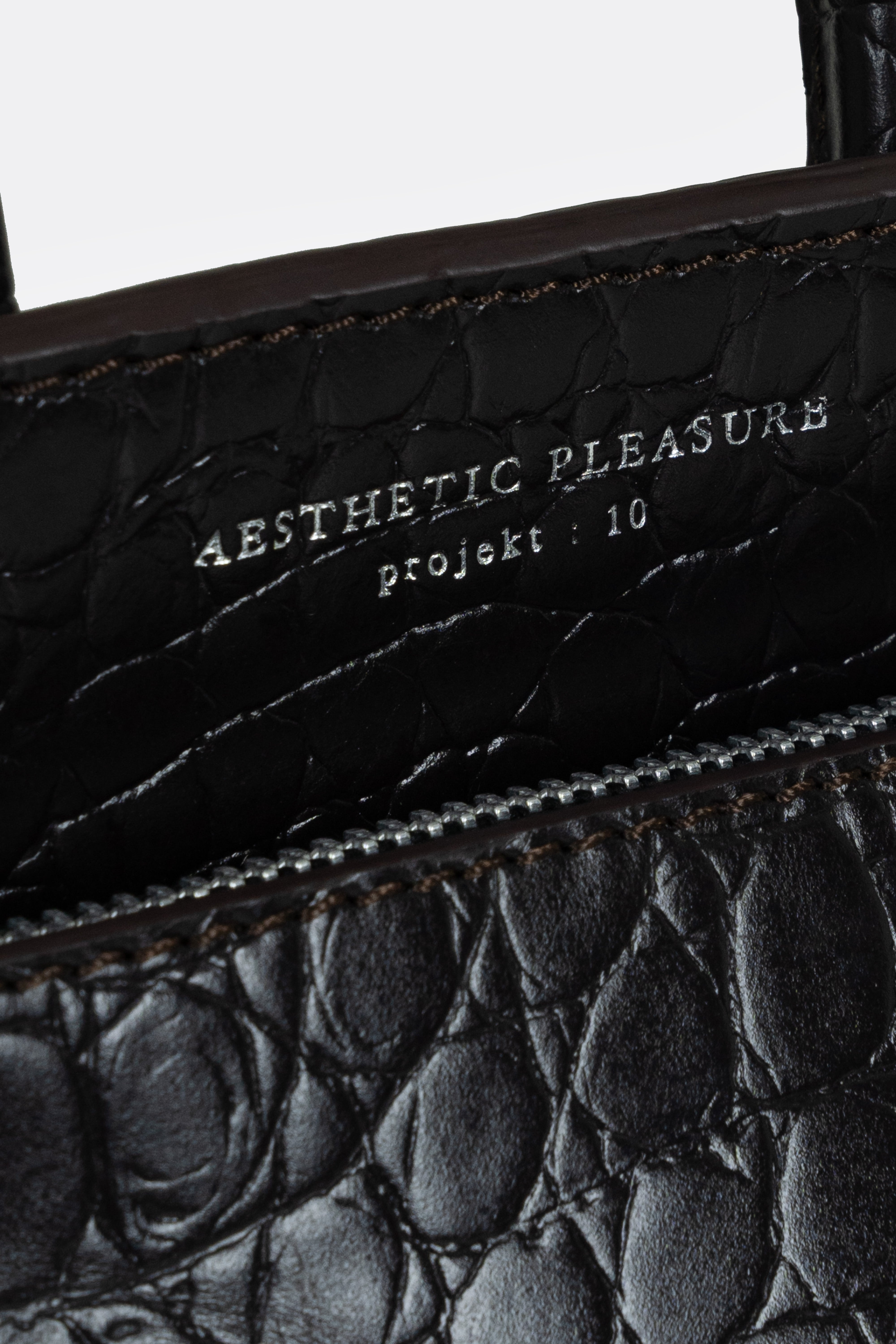 Mini Ace Bag Croc Chocolate