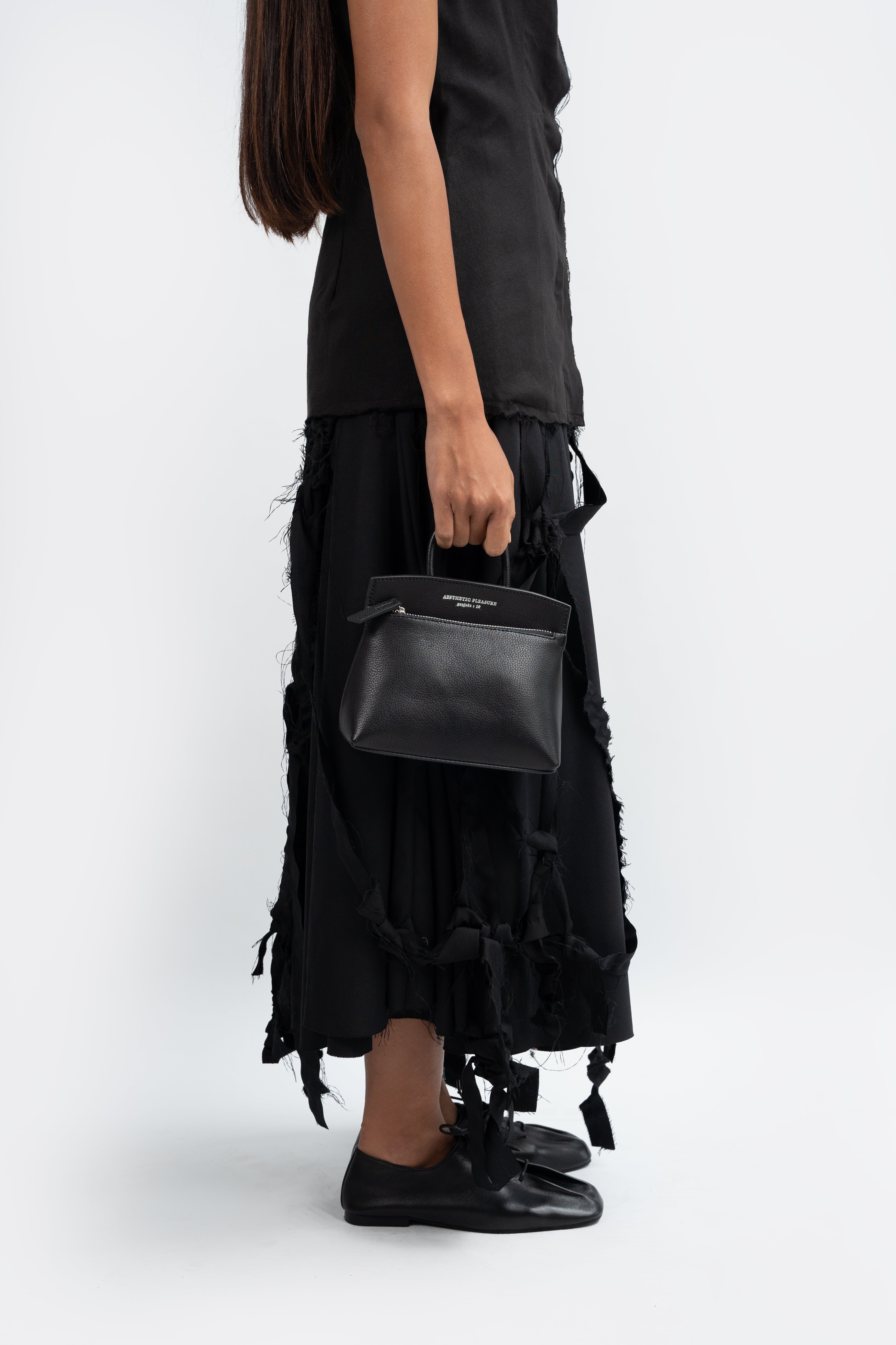 Mini Ace Bag Grain Black