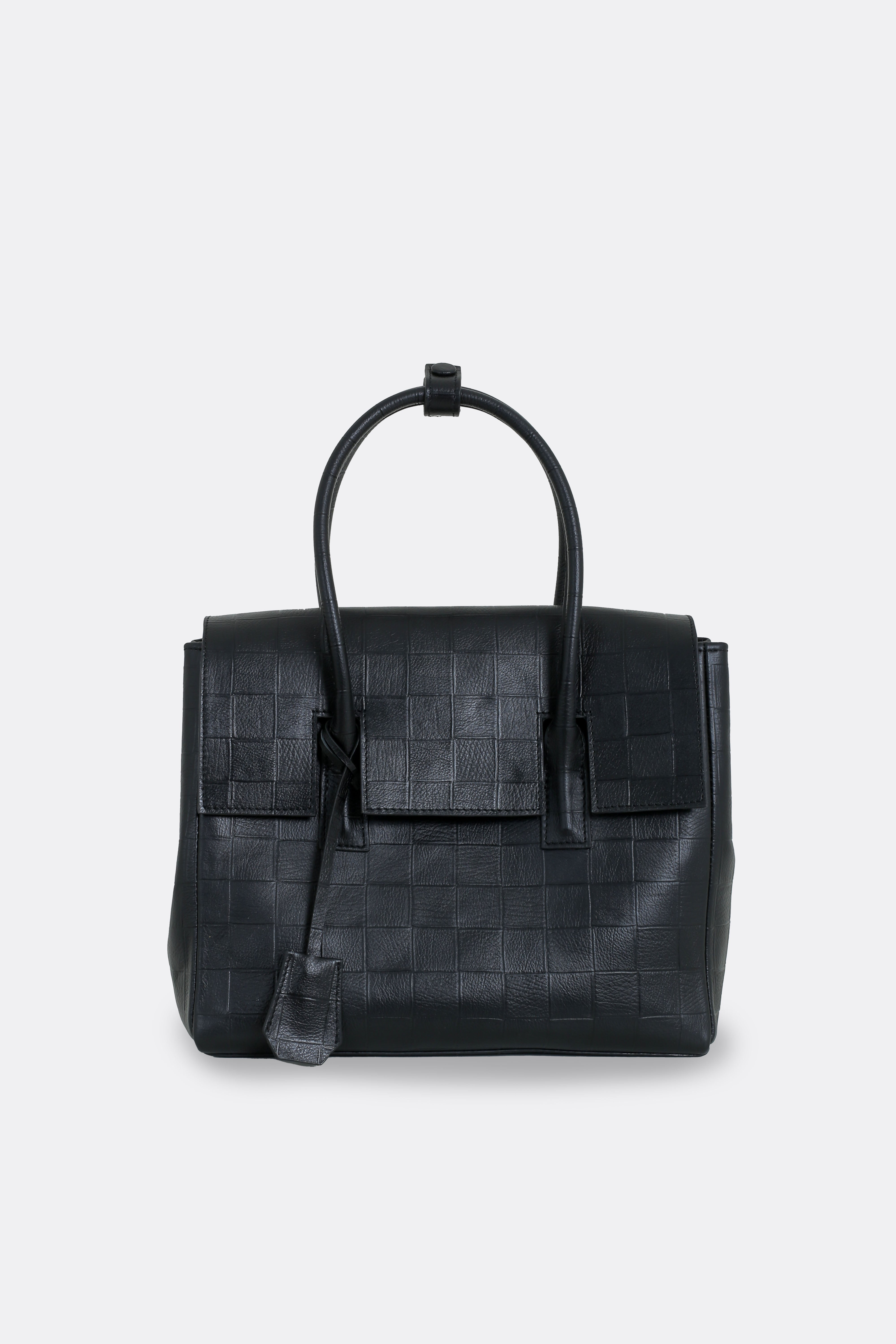 Medium Essens Bag Check Black