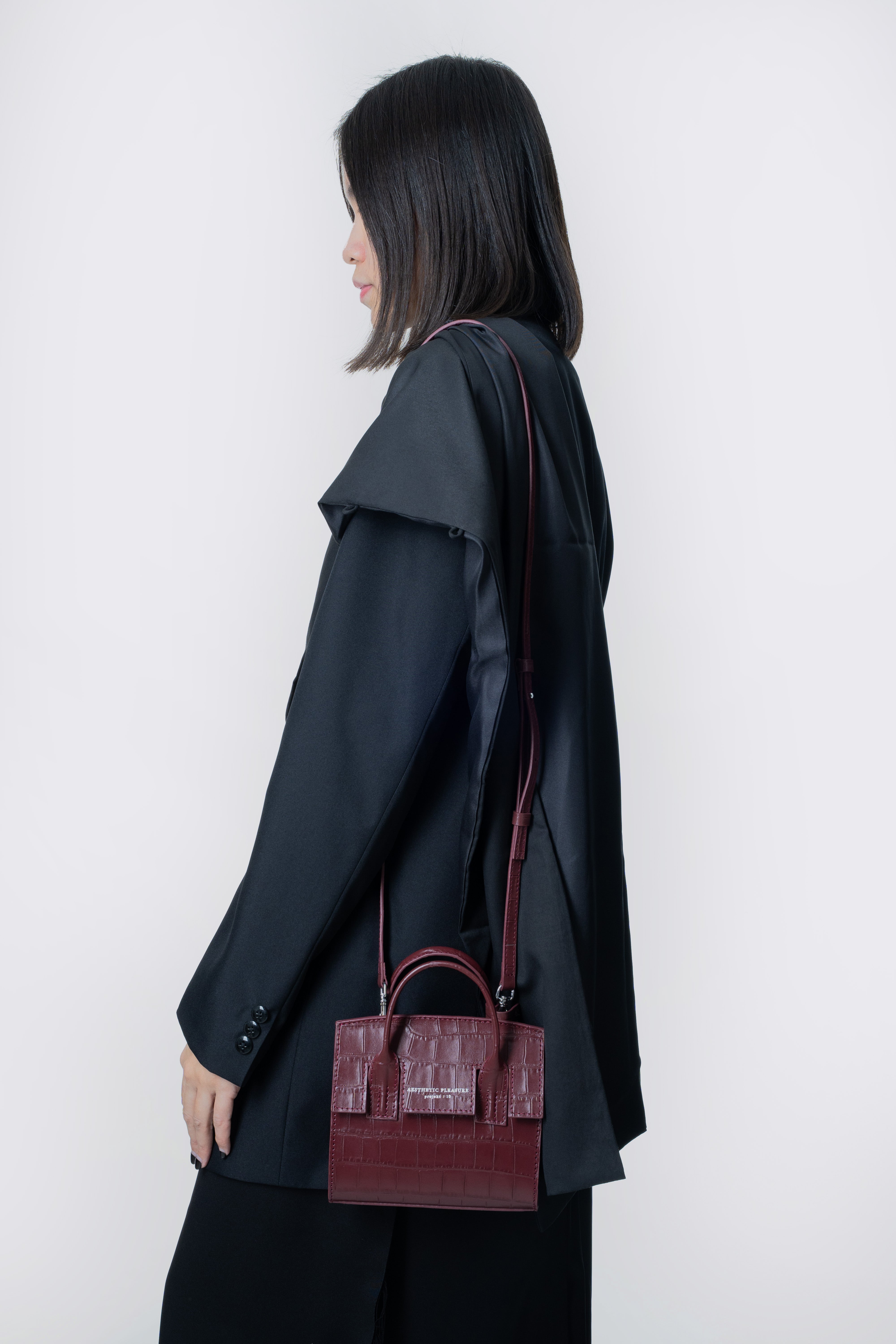 Micro Isolation Bag Alligator Maroon