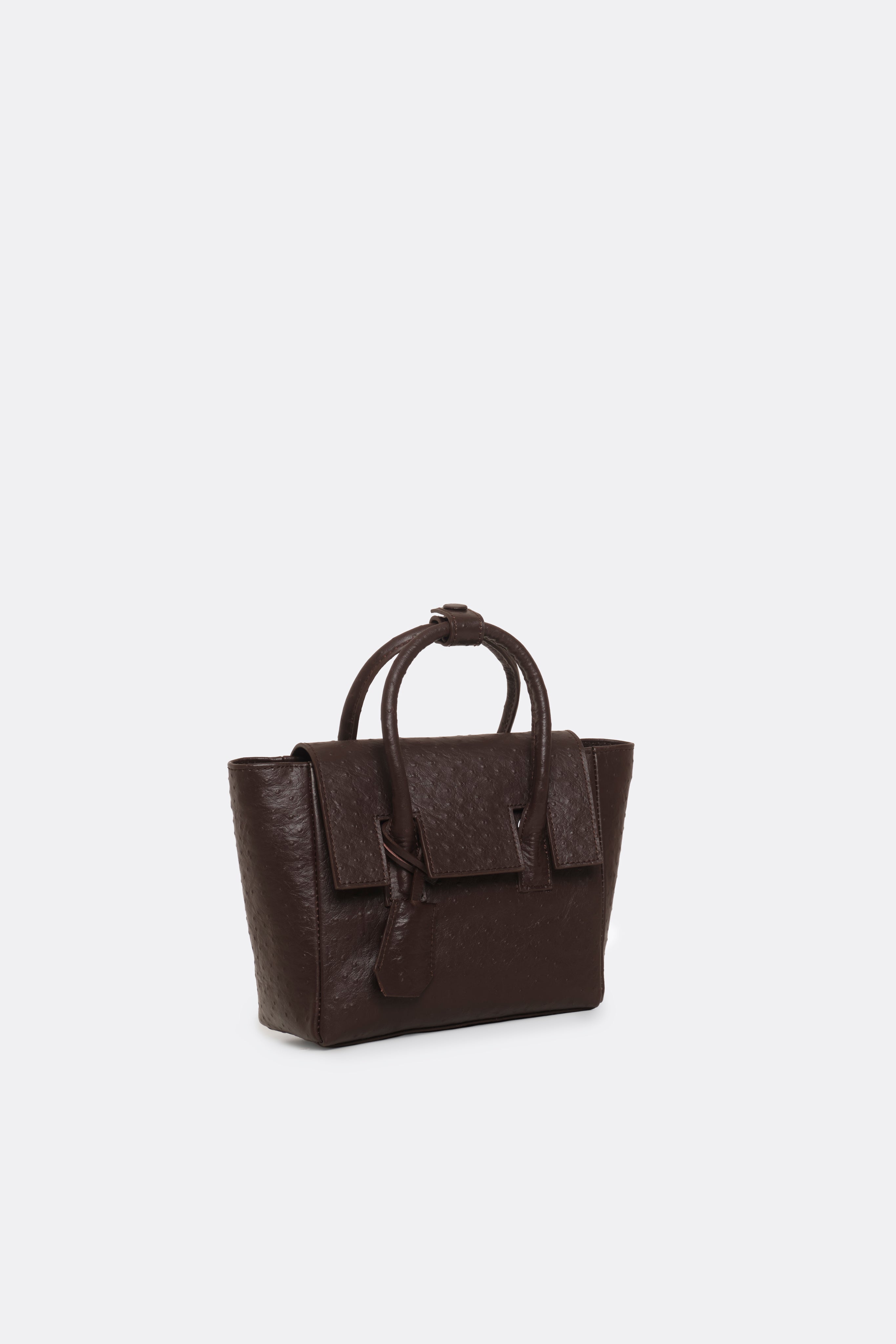 Mini Essens Bag Ostrich Brown