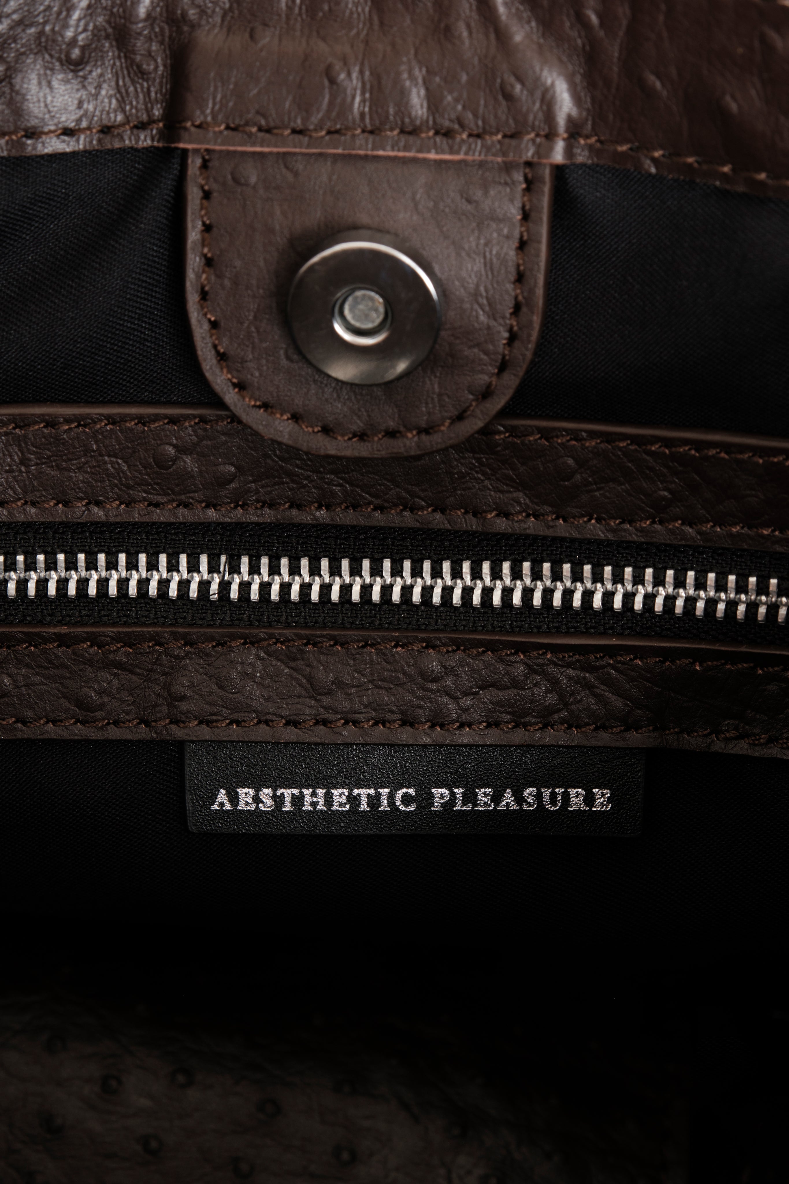 Mini Essens Bag Ostrich Brown