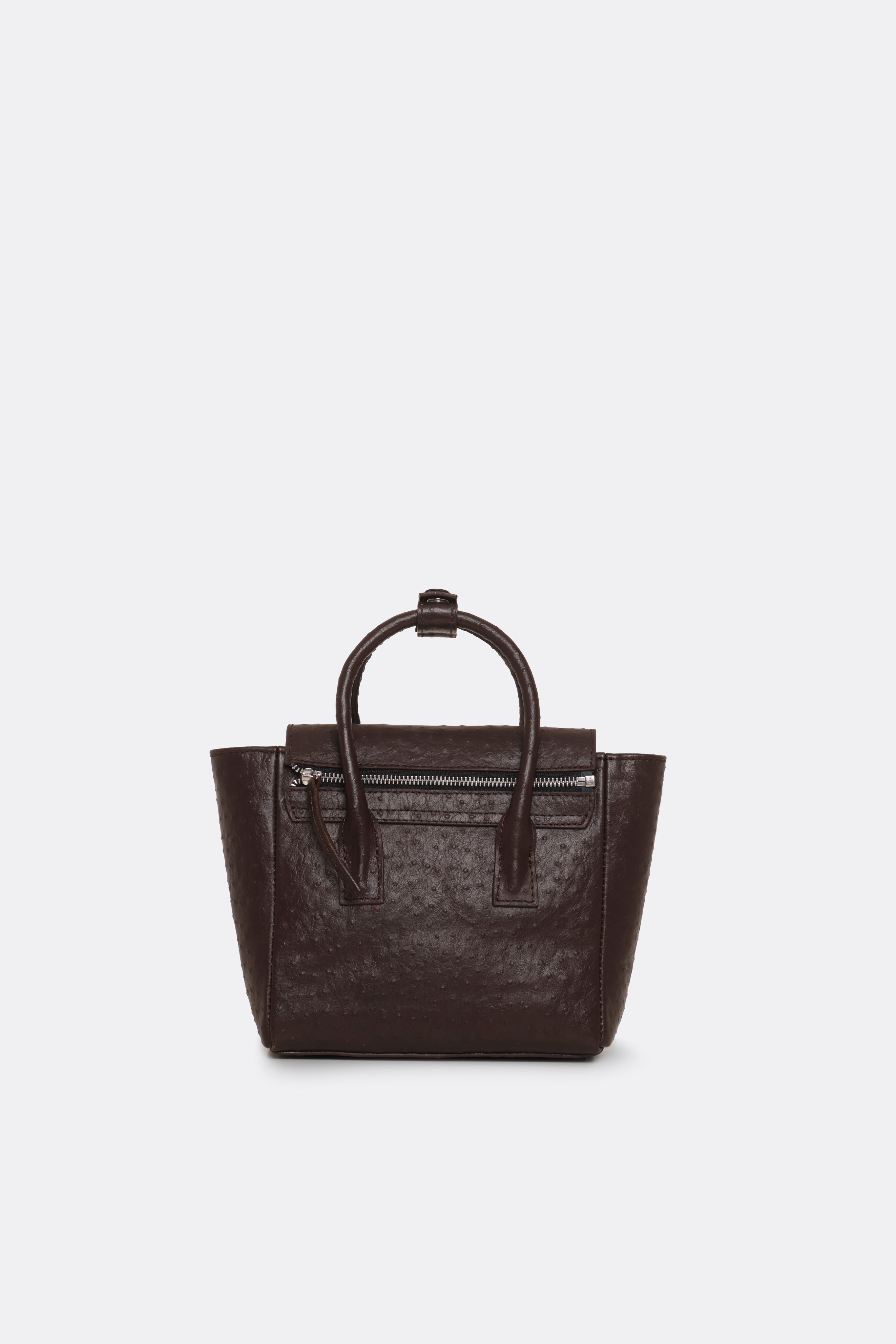 Mini Essens Bag Ostrich Brown