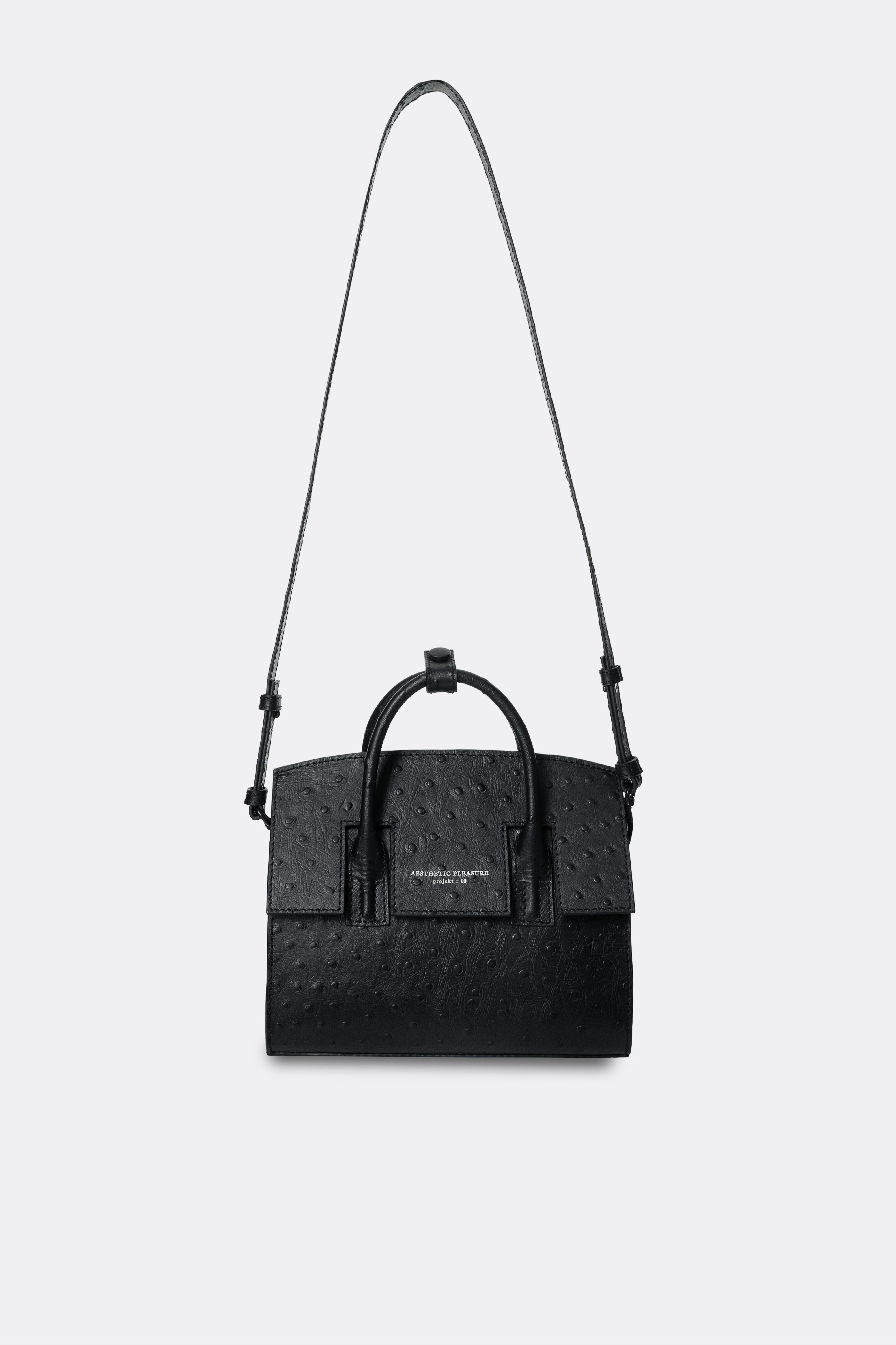 Mini Isolation Bag Ostrich Black