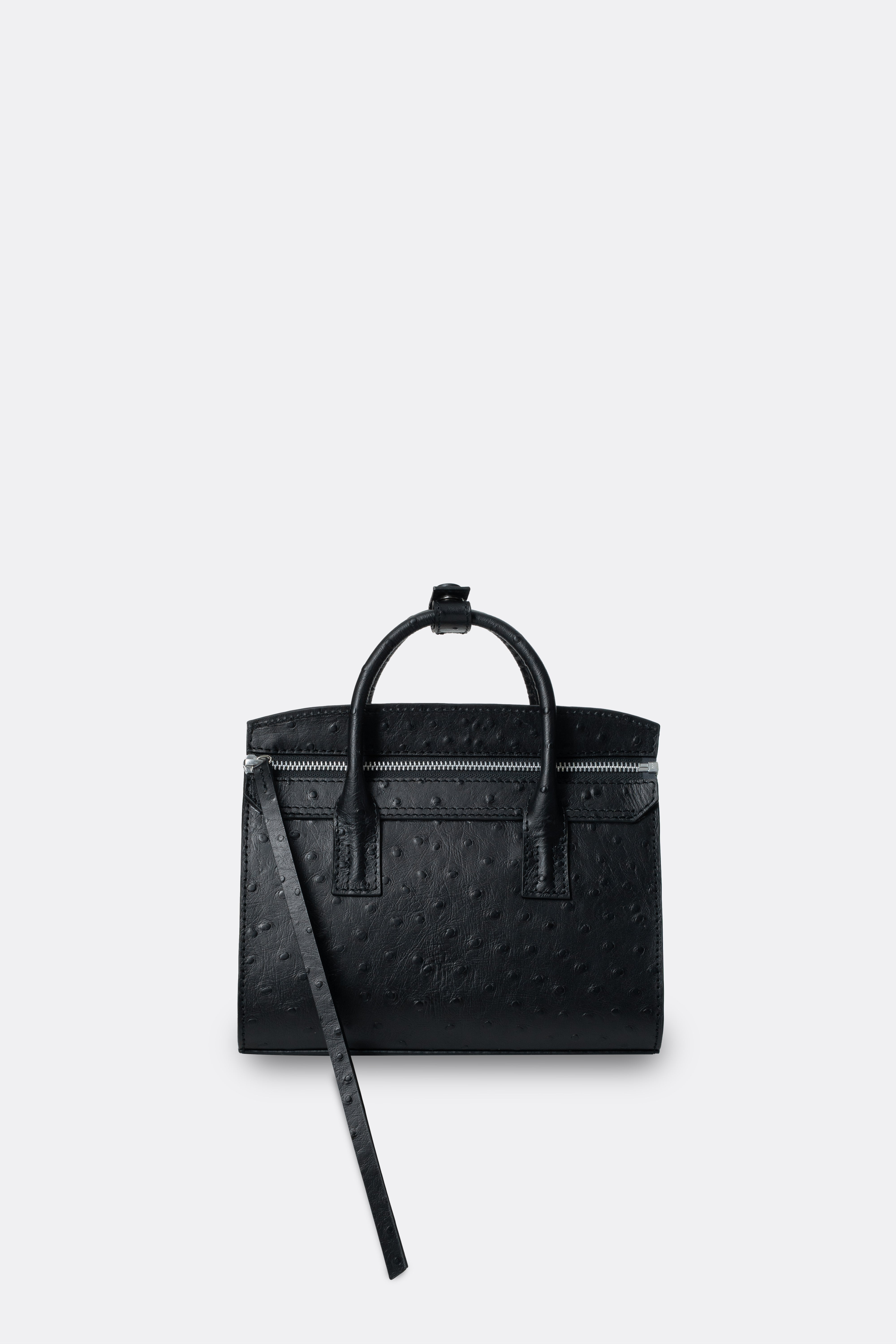 Mini Isolation Bag Ostrich Black
