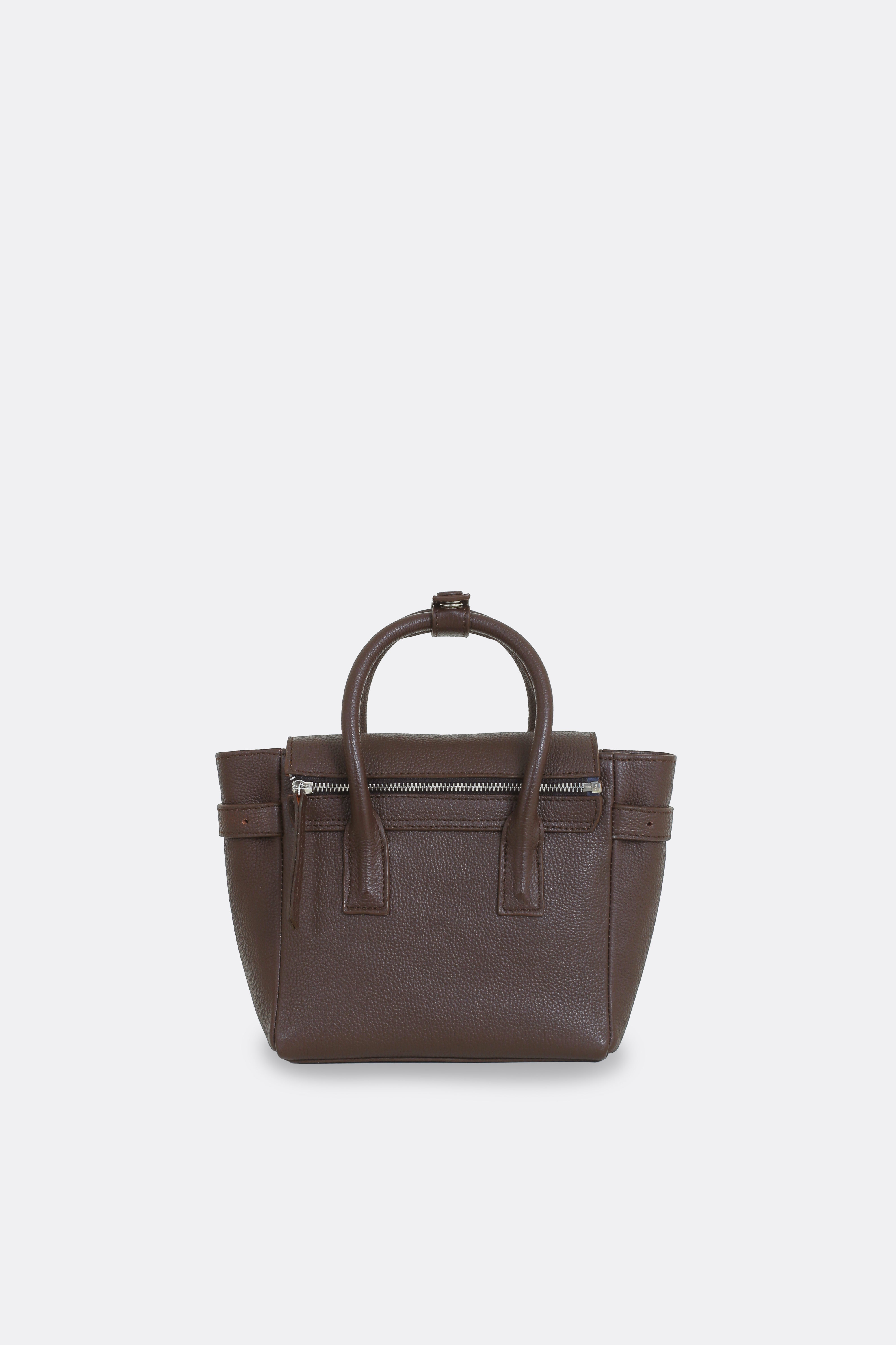 Mini Rocco Bag Grain Brown