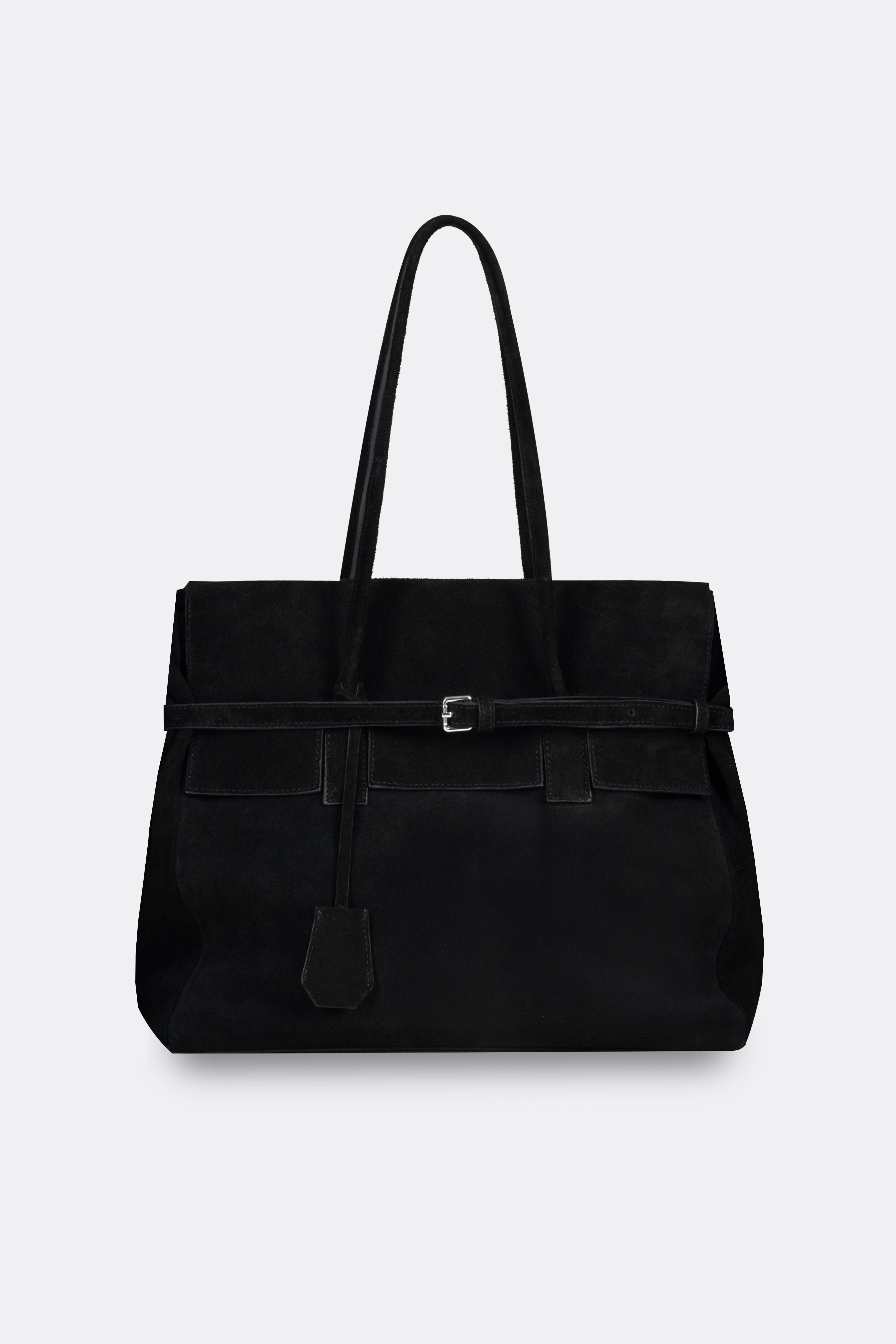 Obi Bag Suede Black
