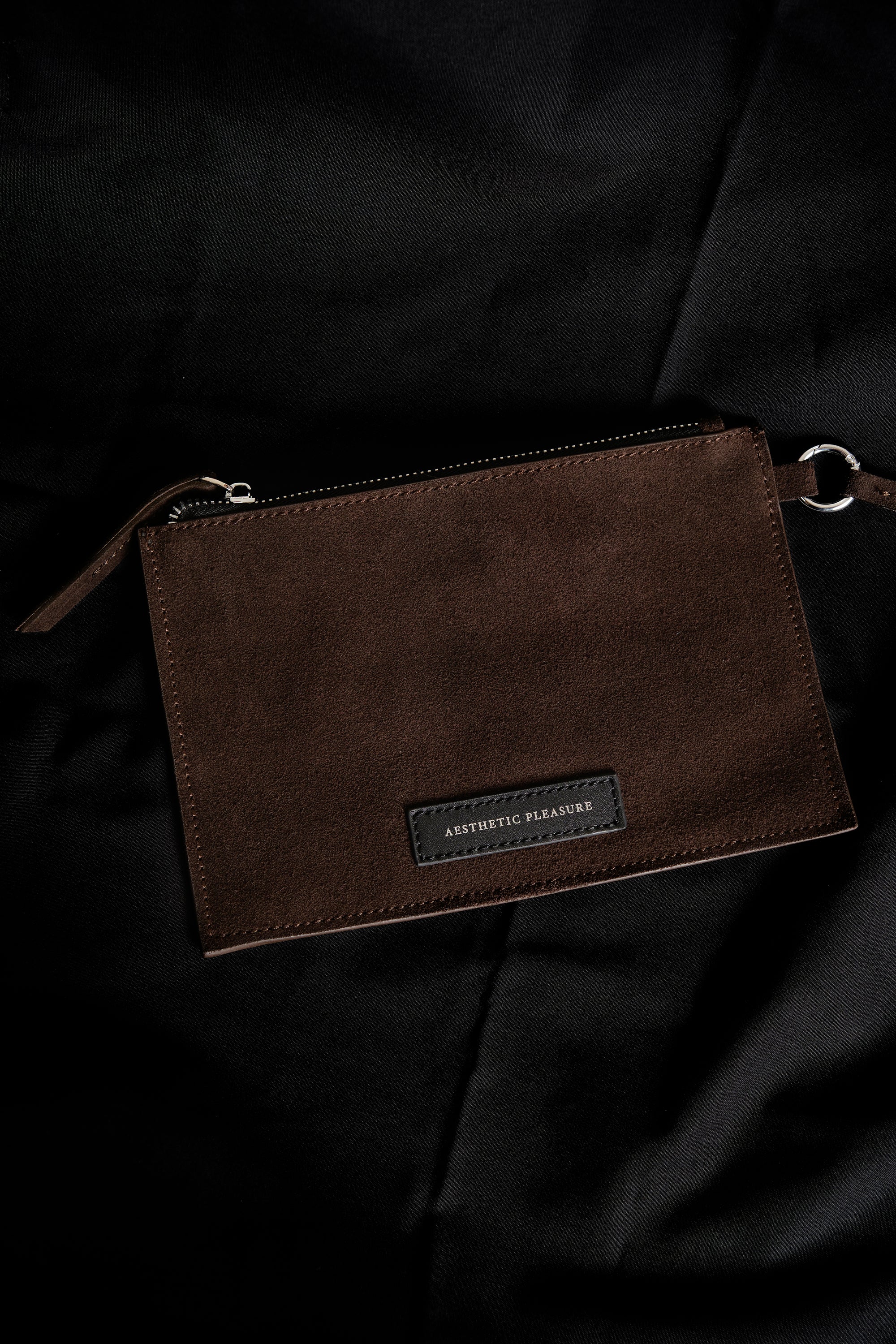Obi Bag Suede Dark Brown