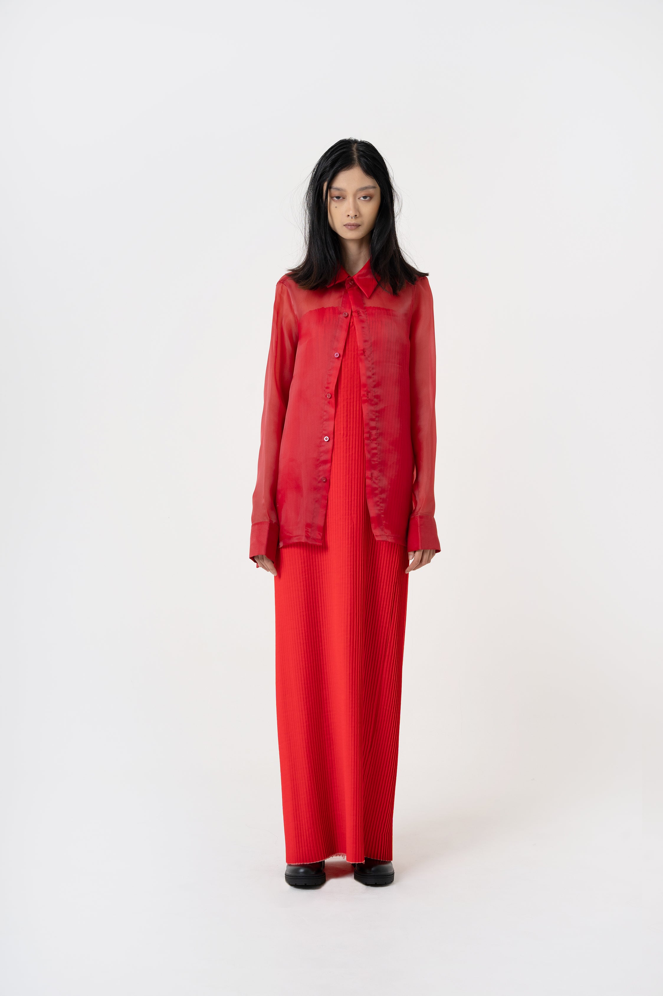 Rothko Dress Red