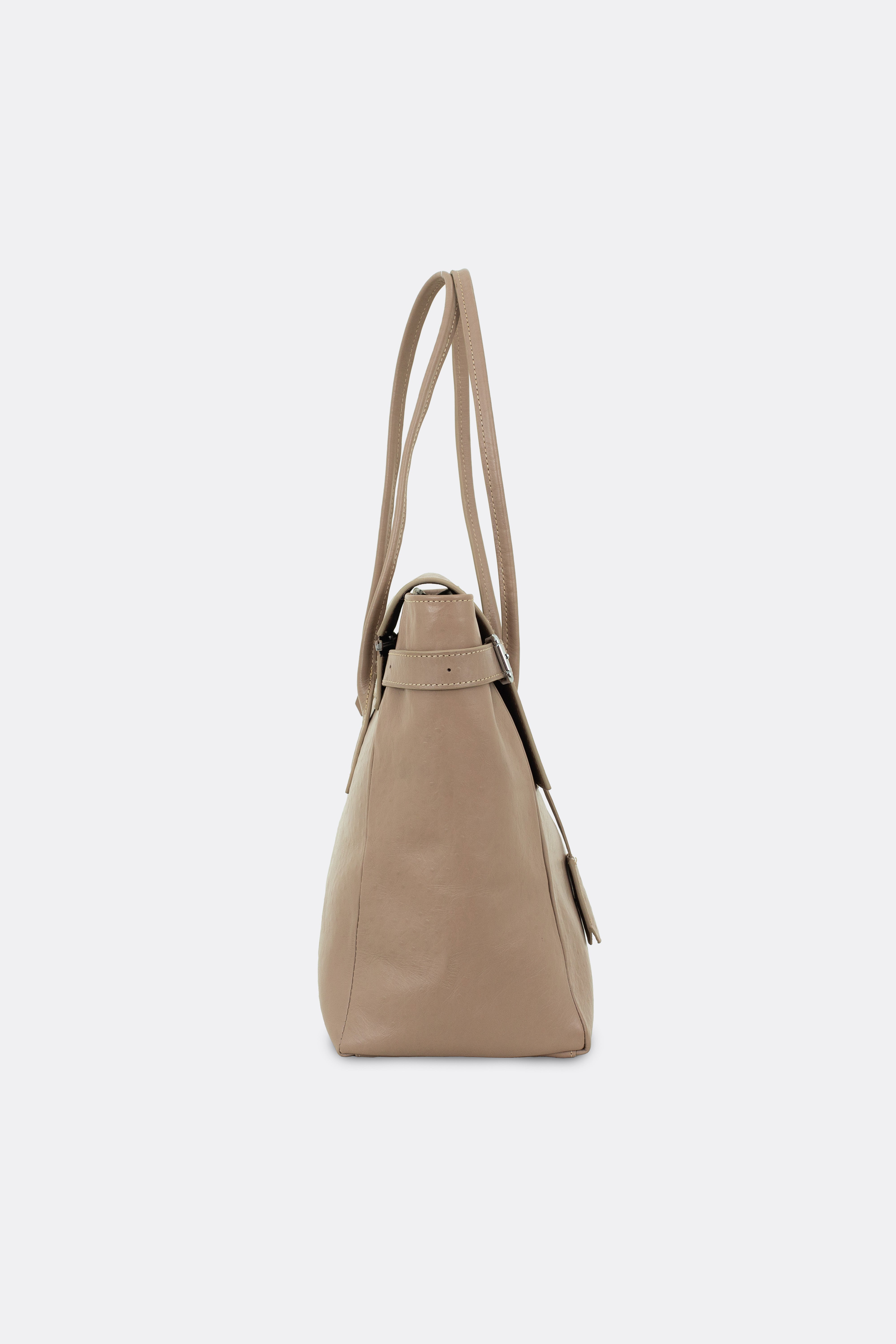 Rocco Bag Ostrich Beige
