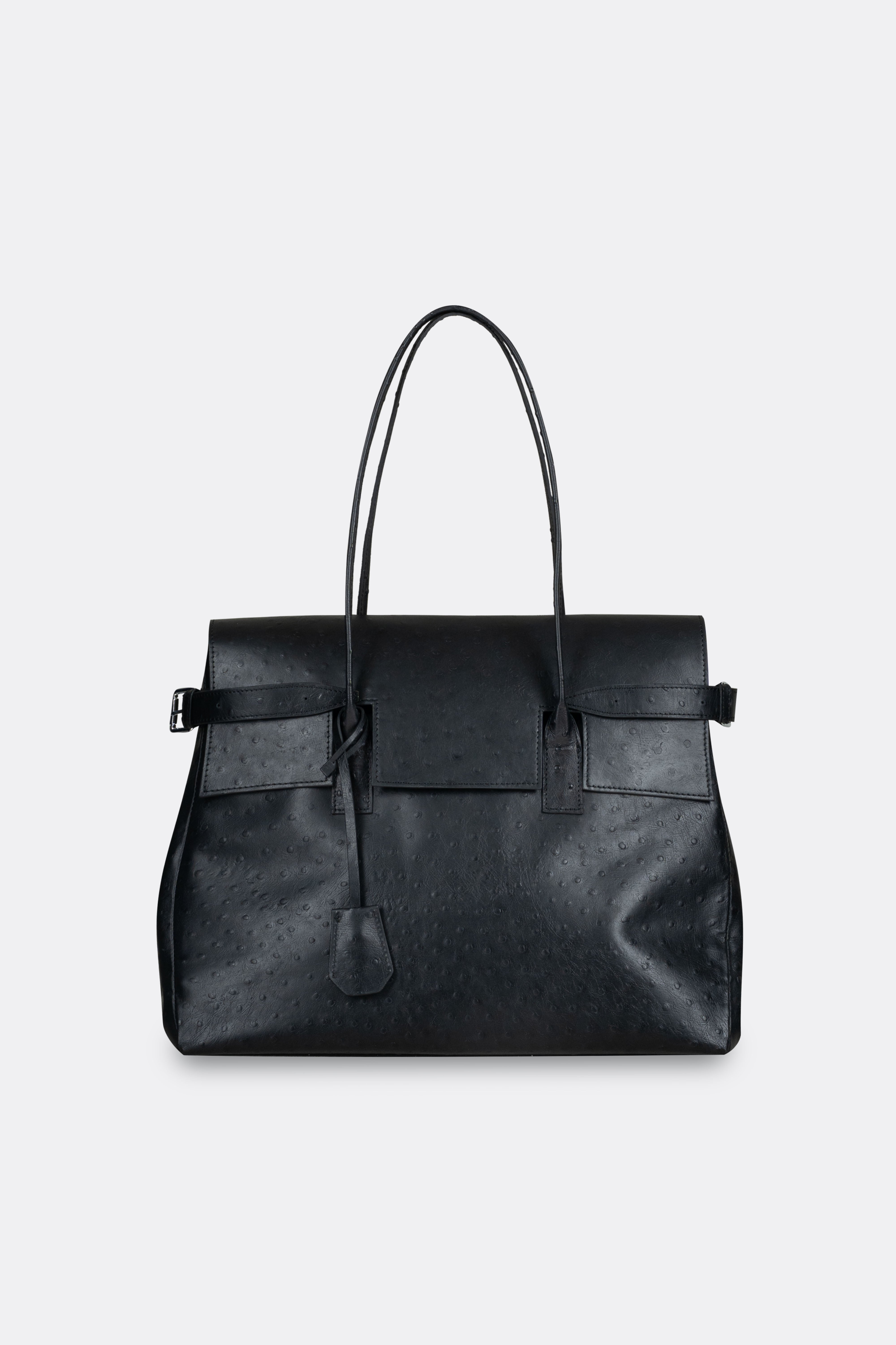 Rocco Bag Ostrich Black