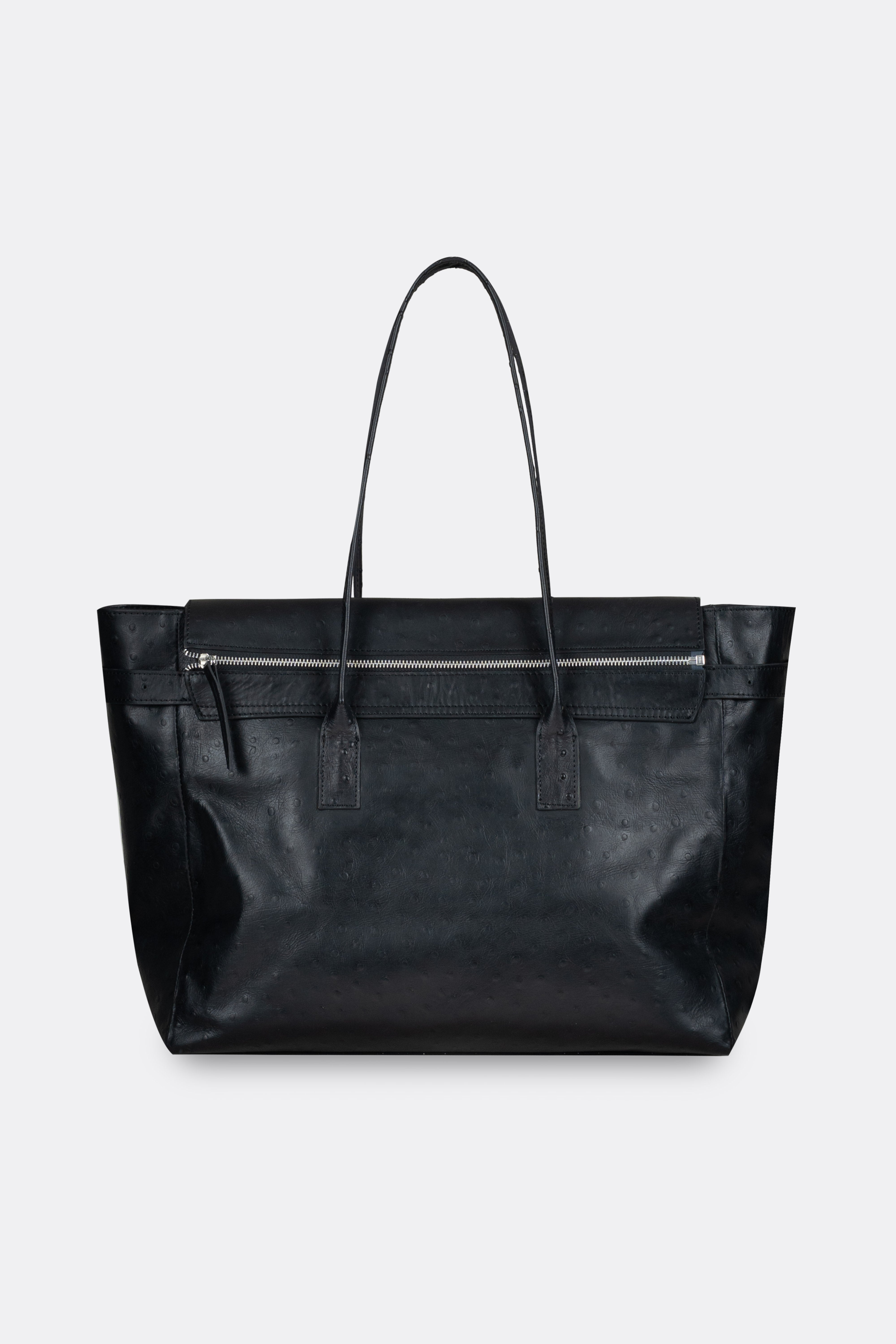 Rocco Bag Ostrich Black