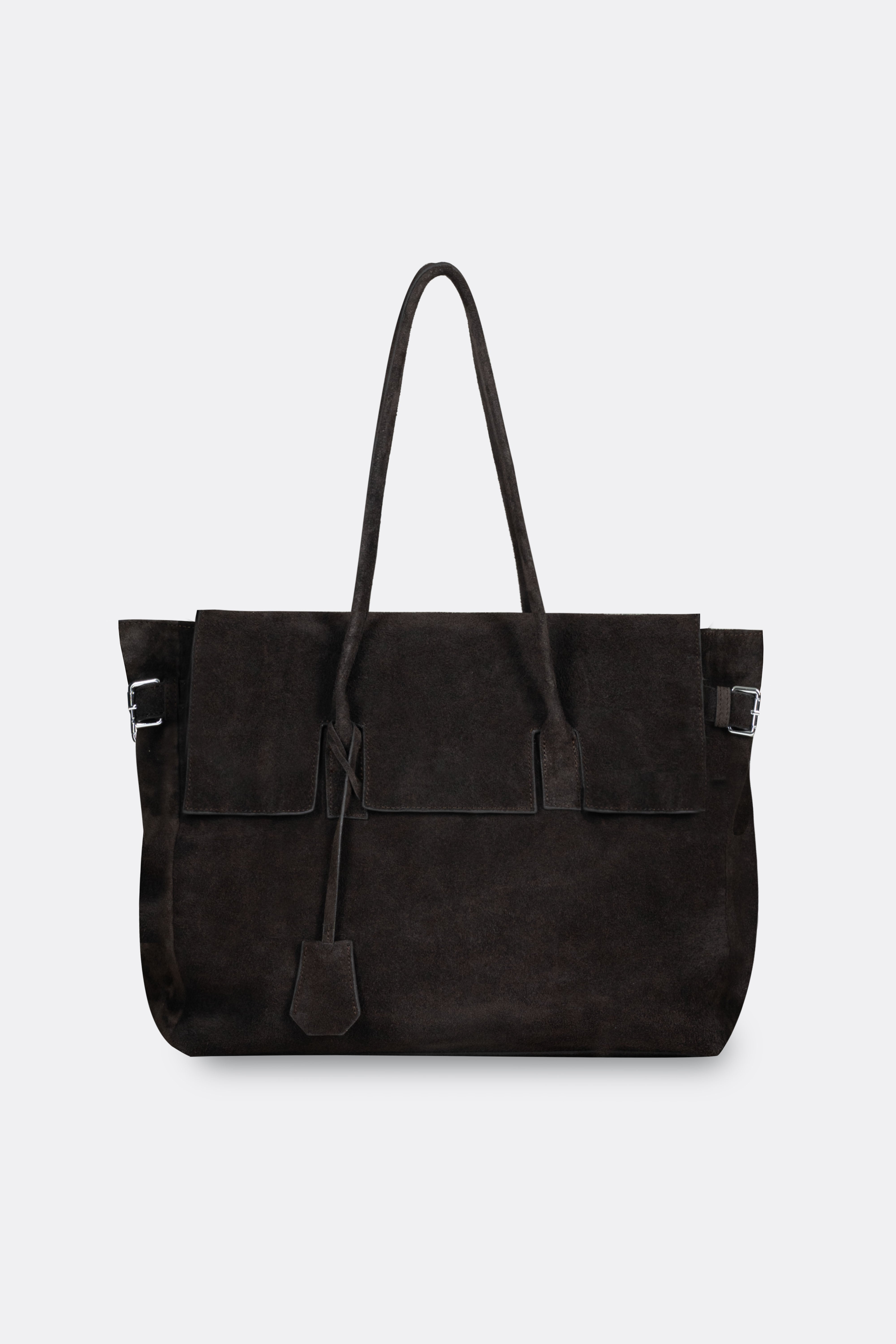 Rocco Bag Suede Dark Brown