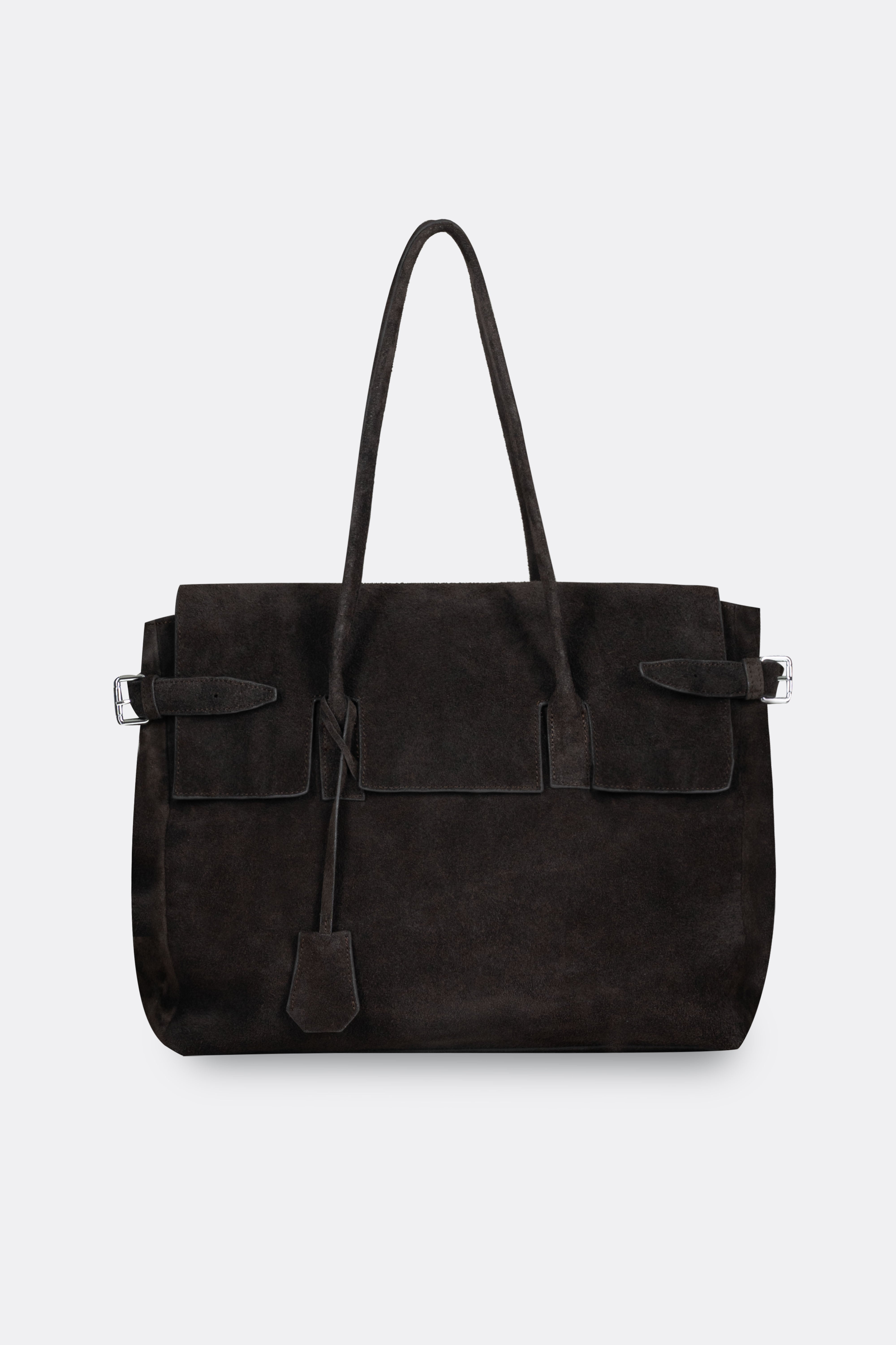 Rocco Bag Suede Dark Brown